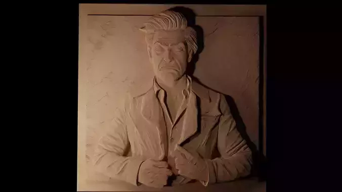Rick Blaine CNC 3d Print High Relief Sand Casting 3D print model