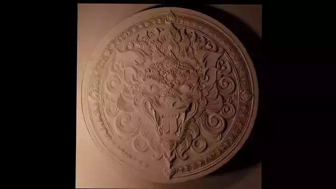 Rakshasa CNC 3d Print High Relief Sand Casting