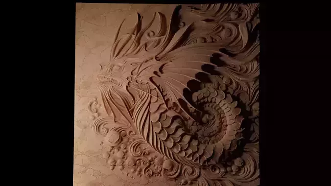 Portuguese Man of War CNC 3d Print High Relief Sand Casting 3D print model
