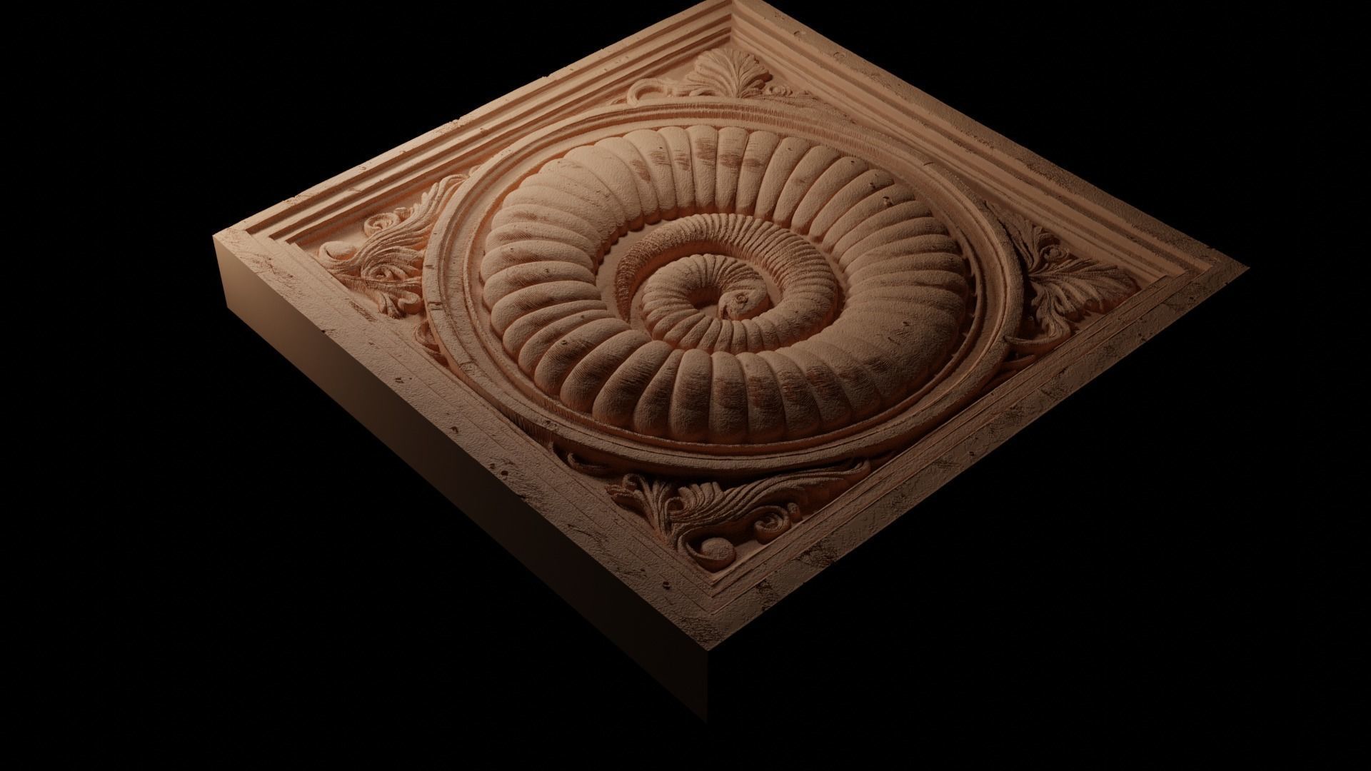 Pompeii Worm CNC 3d Print High Relief Sand Casting 3D print model_1