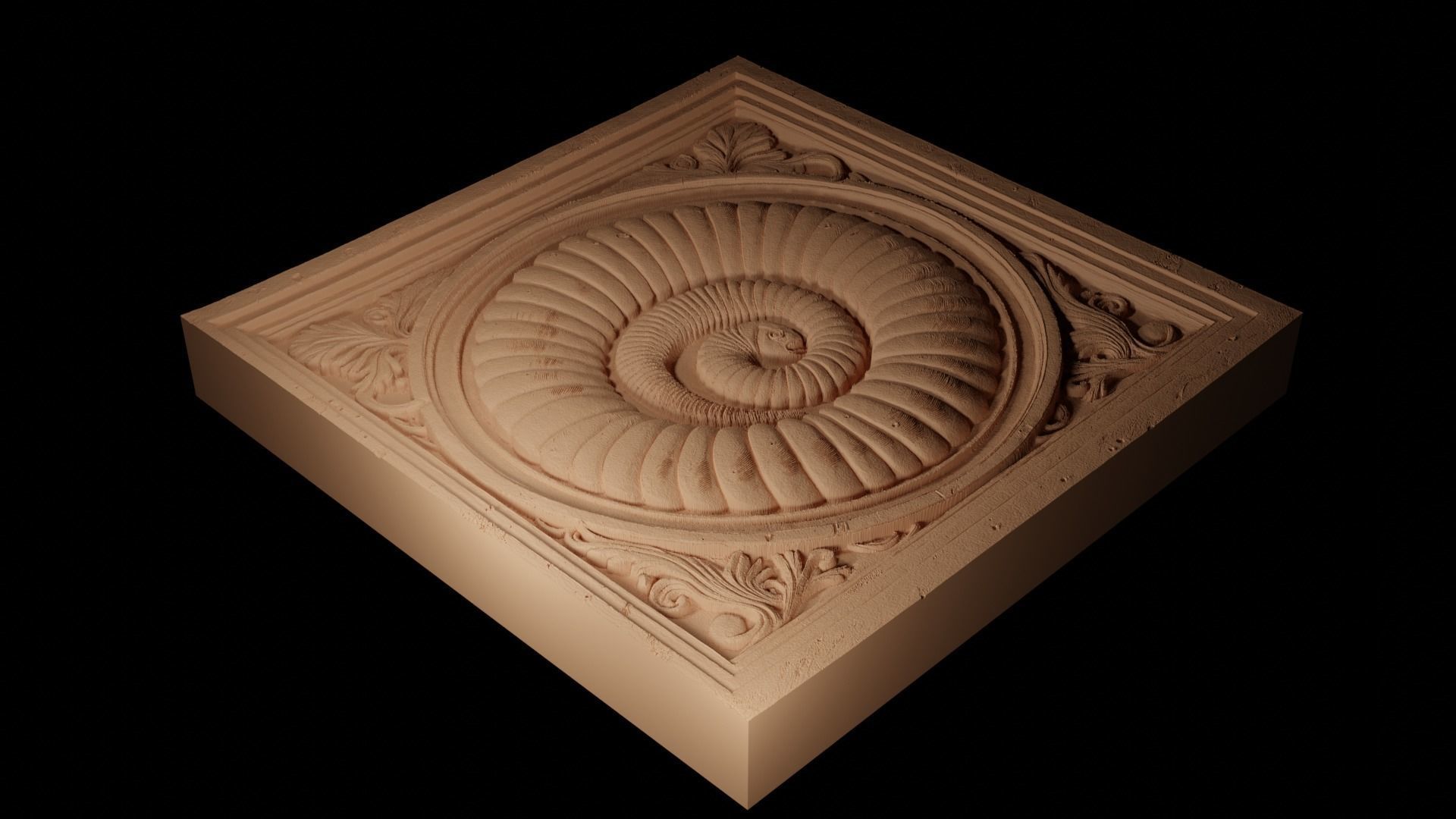 Pompeii Worm CNC 3d Print High Relief Sand Casting 3D print model_2