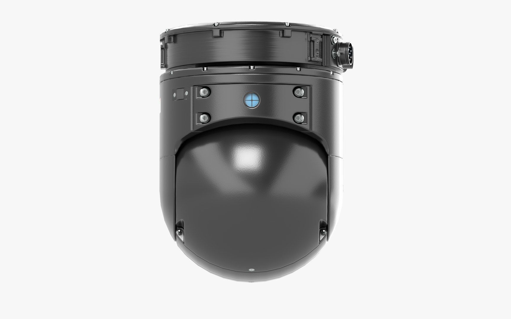 Wescam mx 10 Black GameReady LODs Drone Camera Low-poly 3D model_29