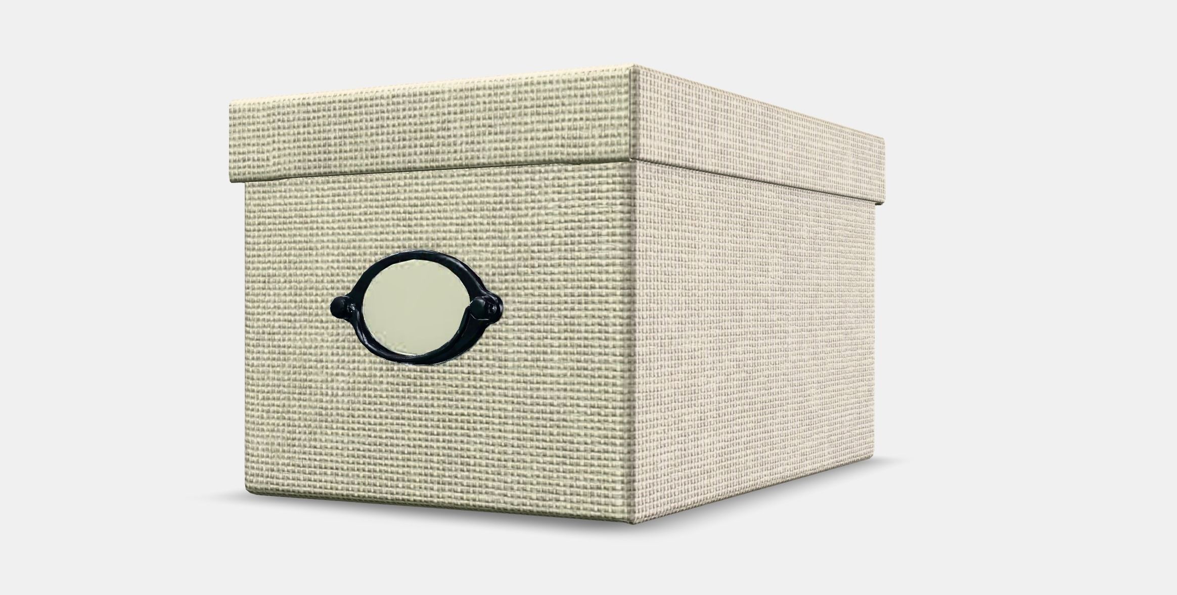 KVARNVIK box with lid Low-poly 3D model_13