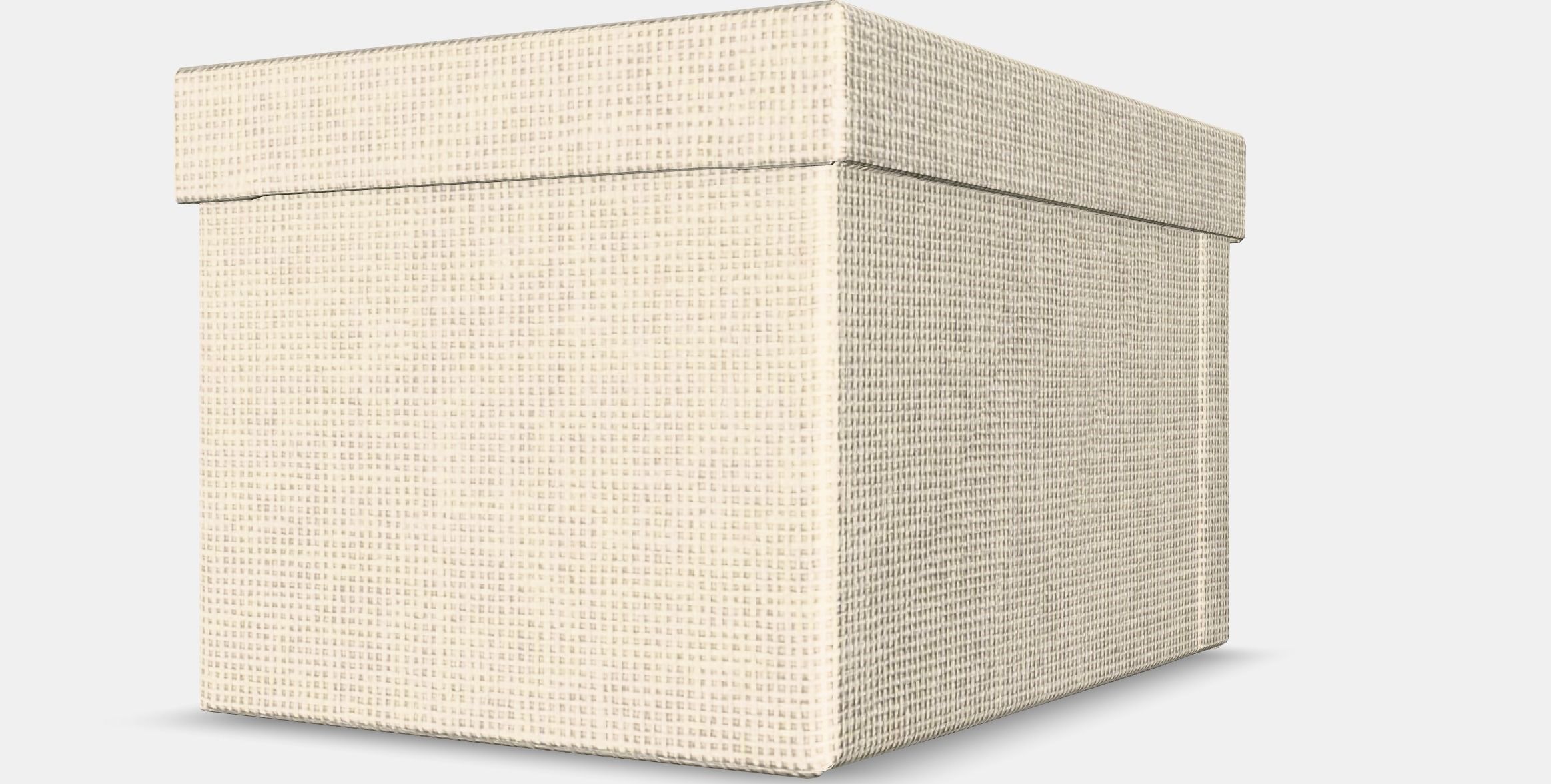 KVARNVIK box with lid Low-poly 3D model_3