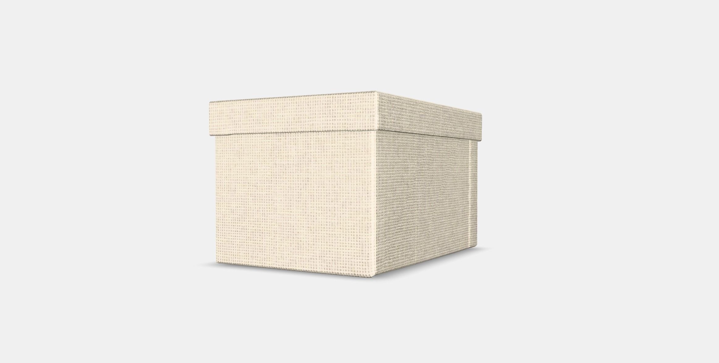 KVARNVIK box with lid Low-poly 3D model_4
