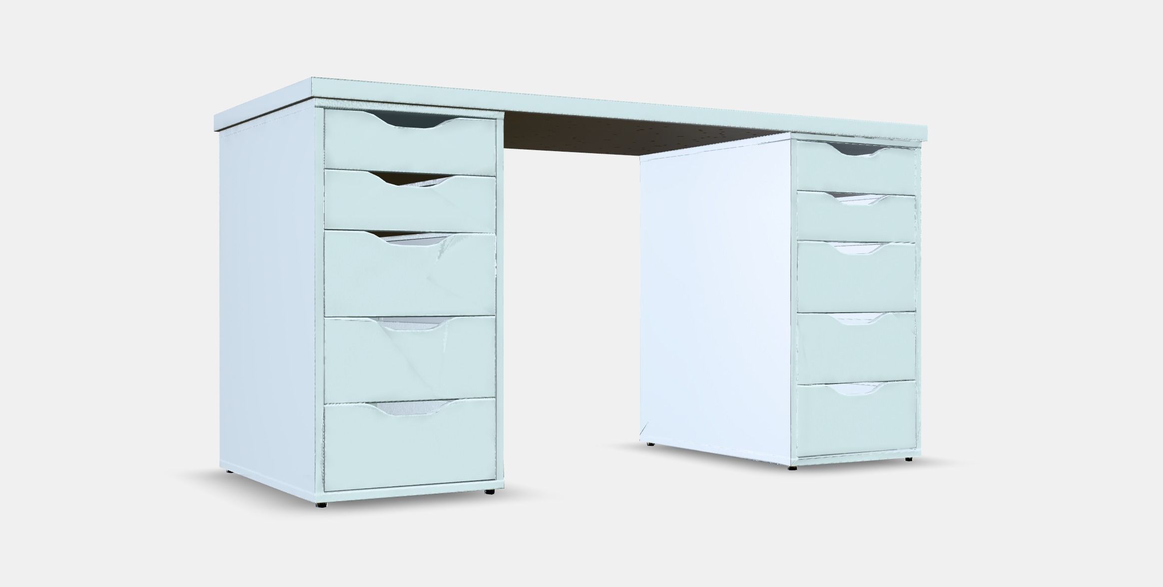 LAGKAPTEN  ALEX desk Low-poly 3D model_10