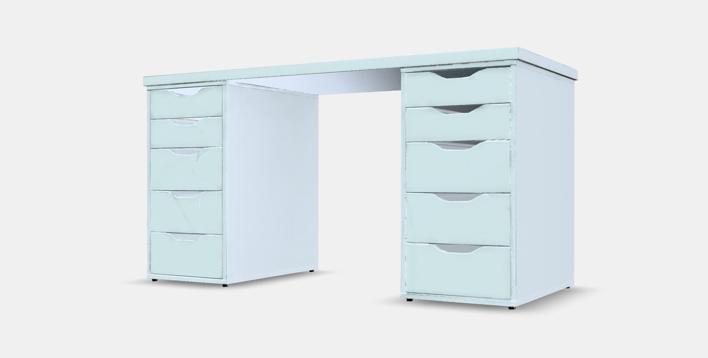 LAGKAPTEN  ALEX desk Low-poly 3D model_13