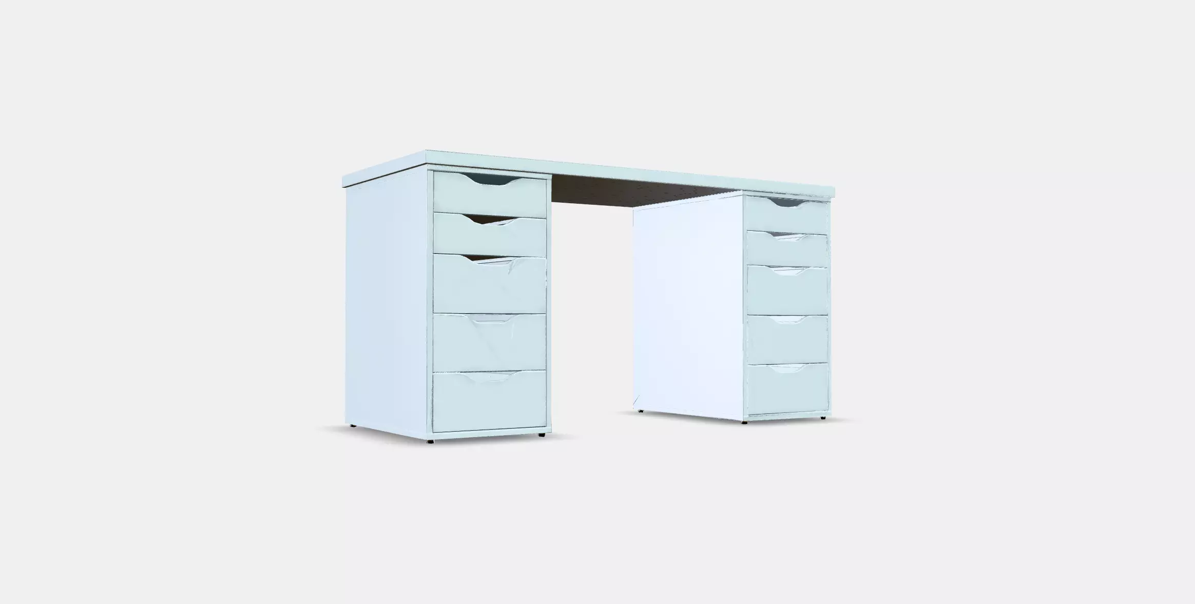 LAGKAPTEN  ALEX desk Low-poly 3D model_0