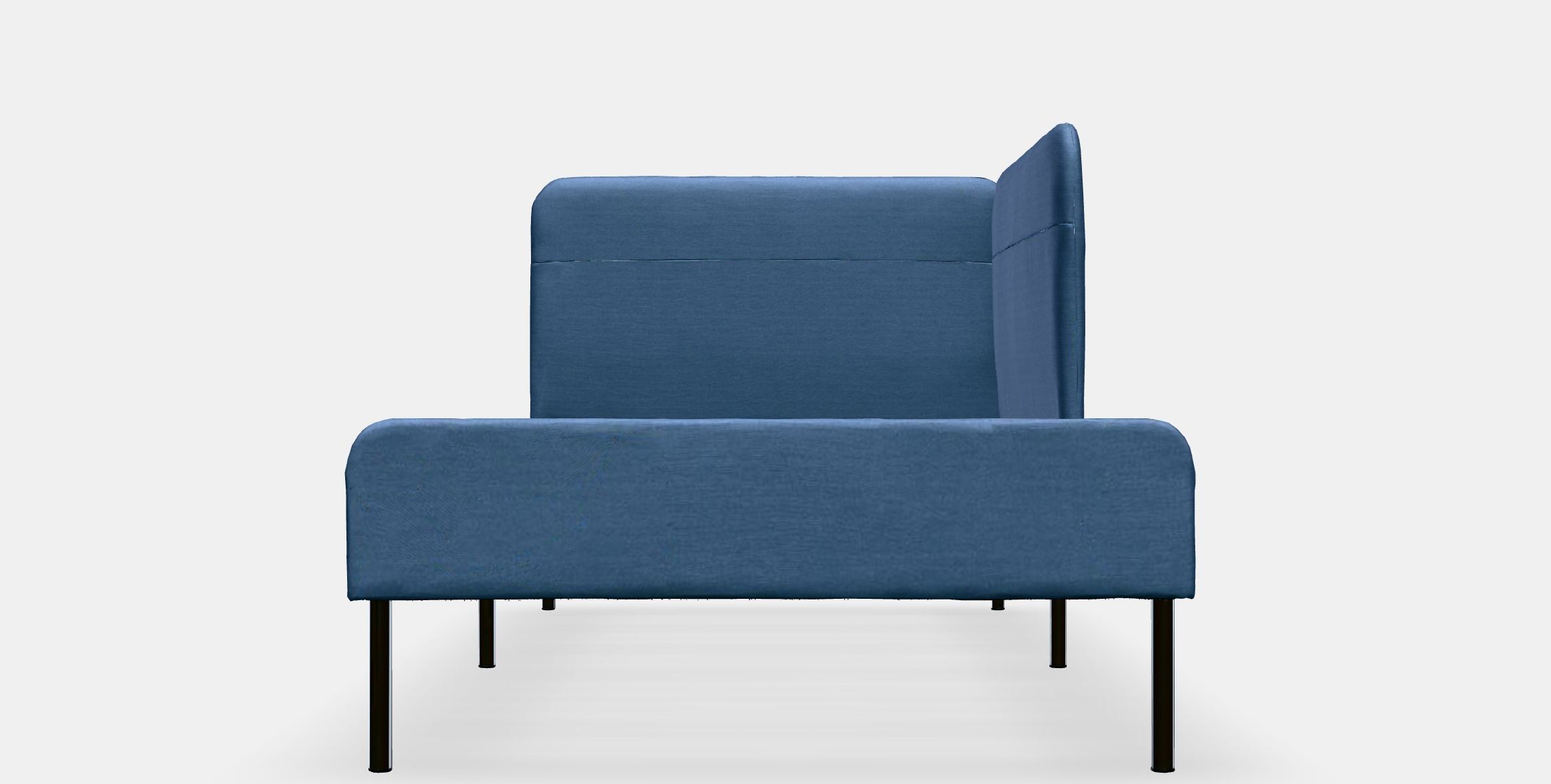 BLAKULLEN bed frame  corner headboard upholstered 3D model_11