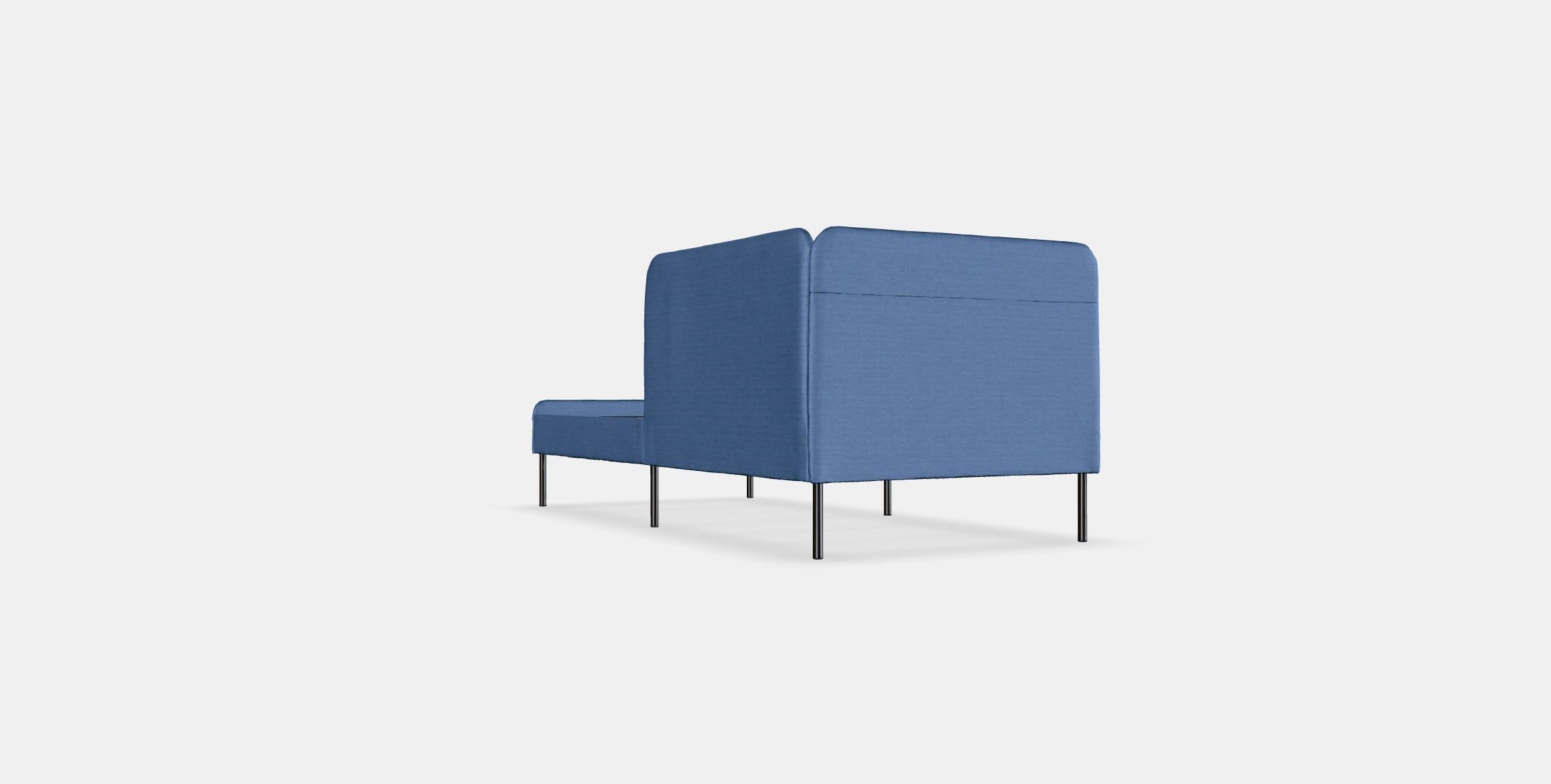 BLAKULLEN bed frame  corner headboard upholstered 3D model_16