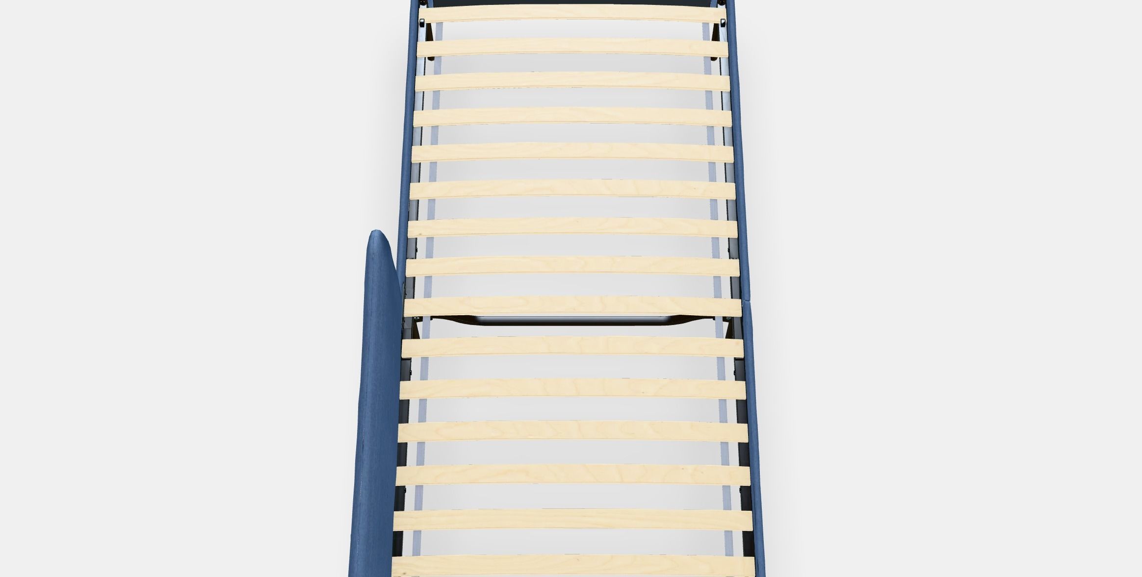 BLAKULLEN bed frame  corner headboard upholstered 3D model_4