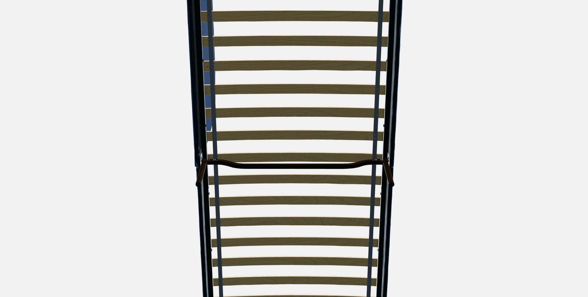 BLAKULLEN bed frame  corner headboard upholstered 3D model_8