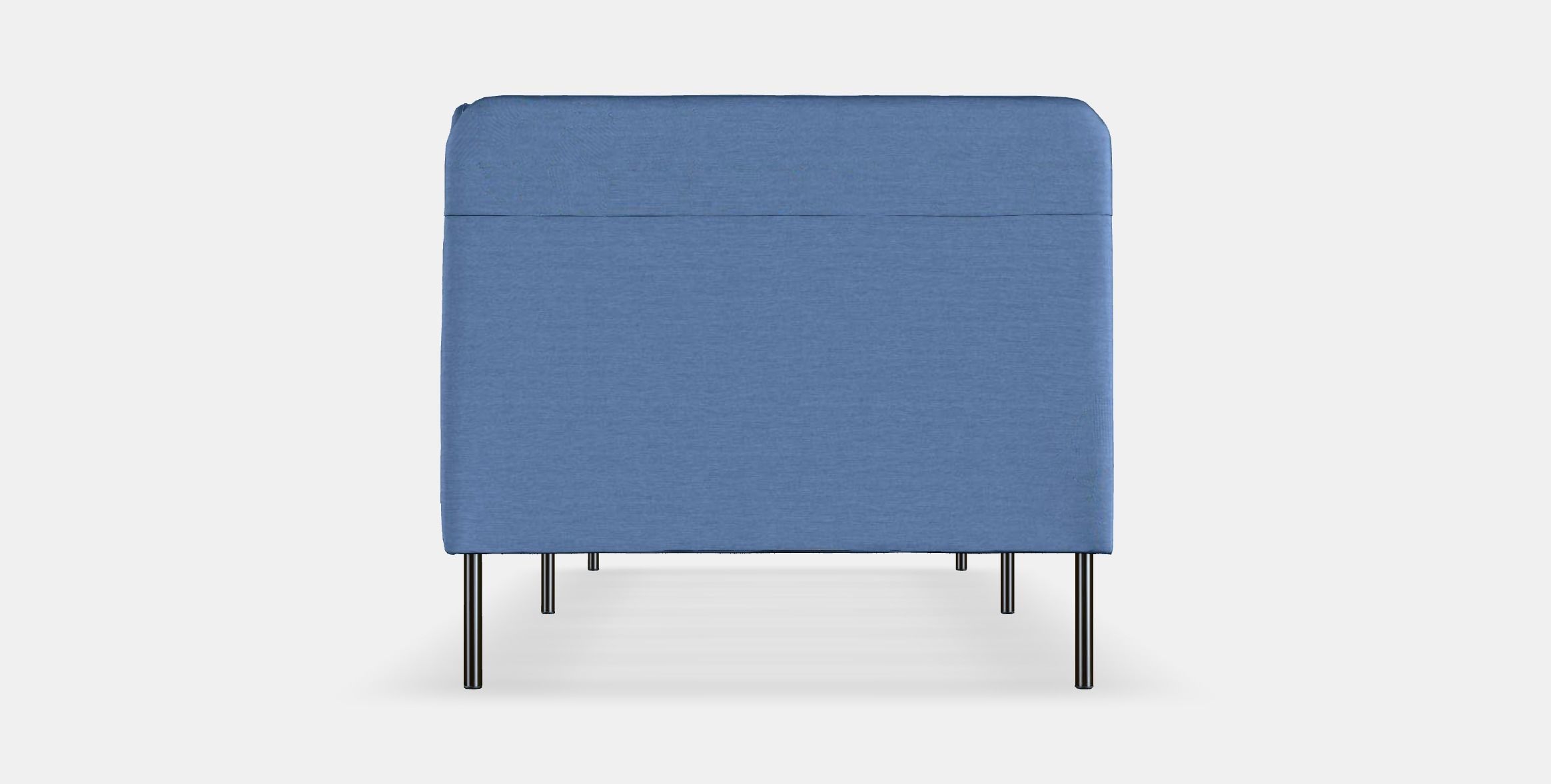 BLAKULLEN bed frame  corner headboard upholstered 3D model_15