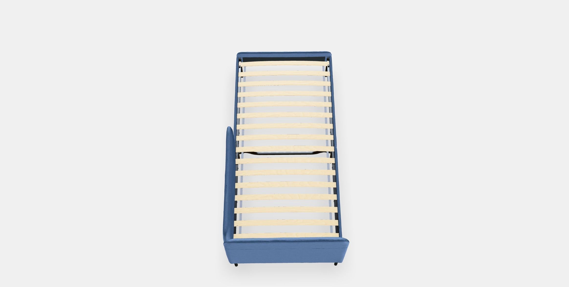 BLAKULLEN bed frame  corner headboard upholstered 3D model_3