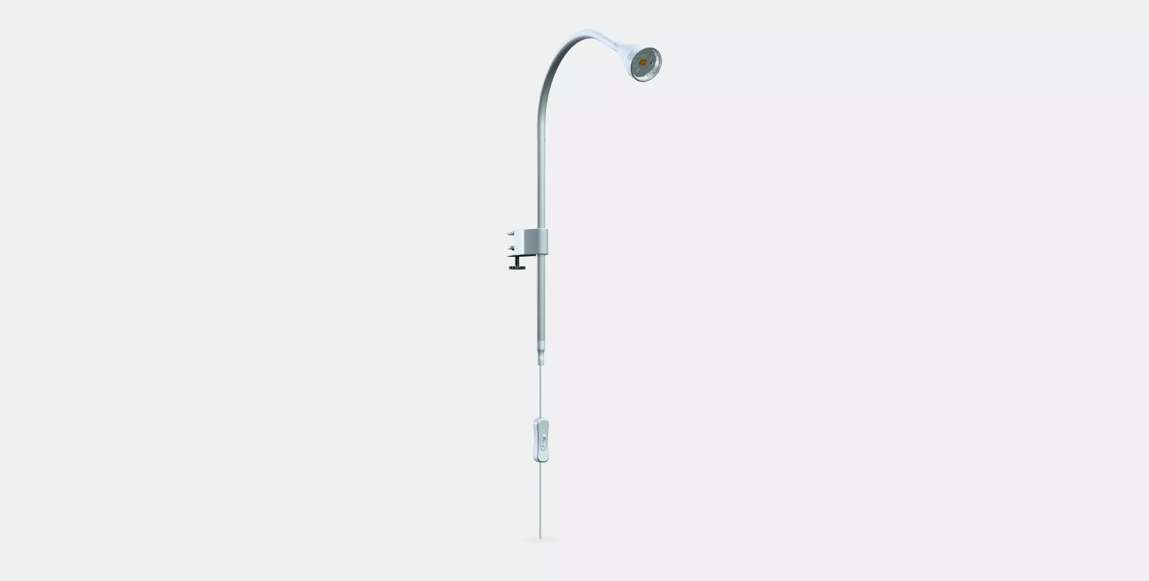 NAVLINGE wallmounted clipon spotlight LED Low-poly 3D model_0