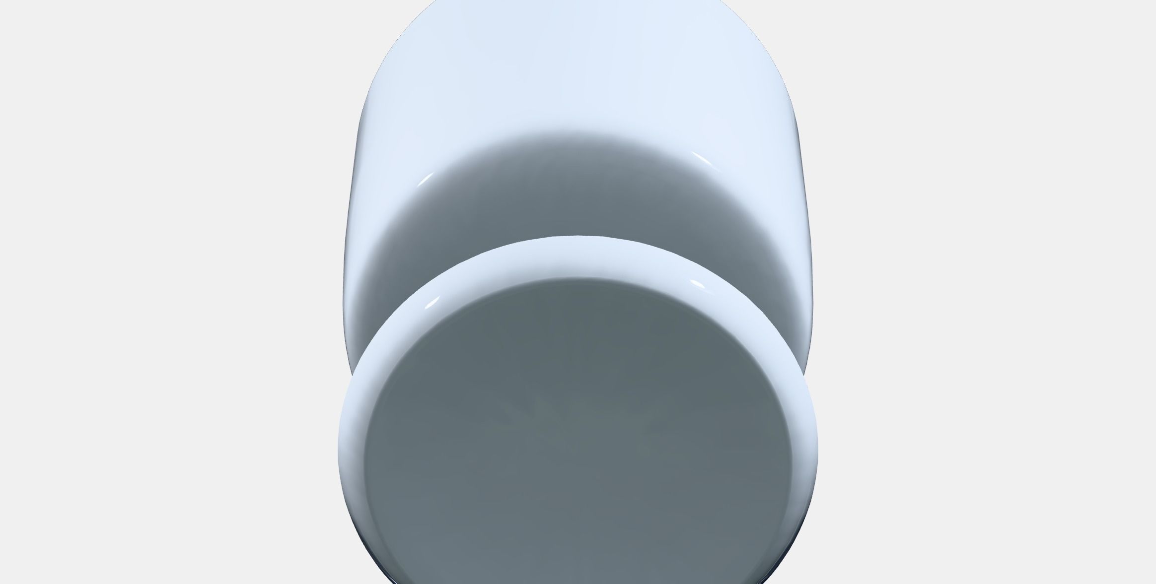 IKEA 365 Kelch glass Low-poly 3D model_8