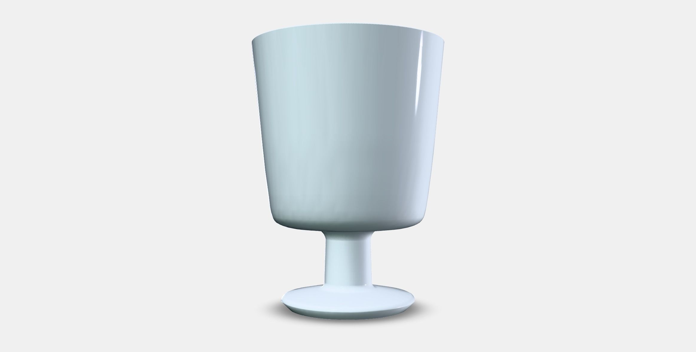 IKEA 365 Kelch glass Low-poly 3D model_12