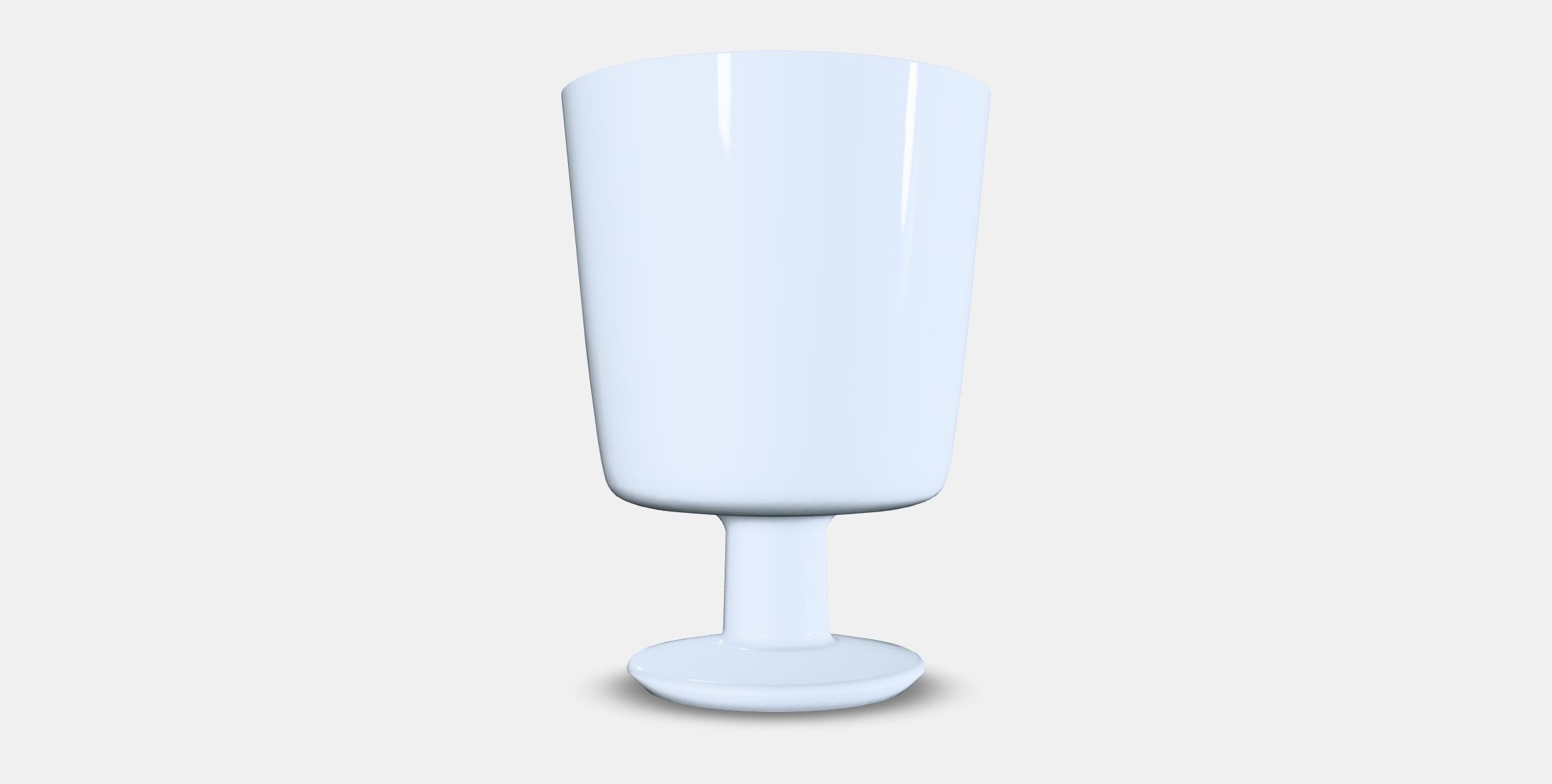 IKEA 365 Kelch glass Low-poly 3D model_16