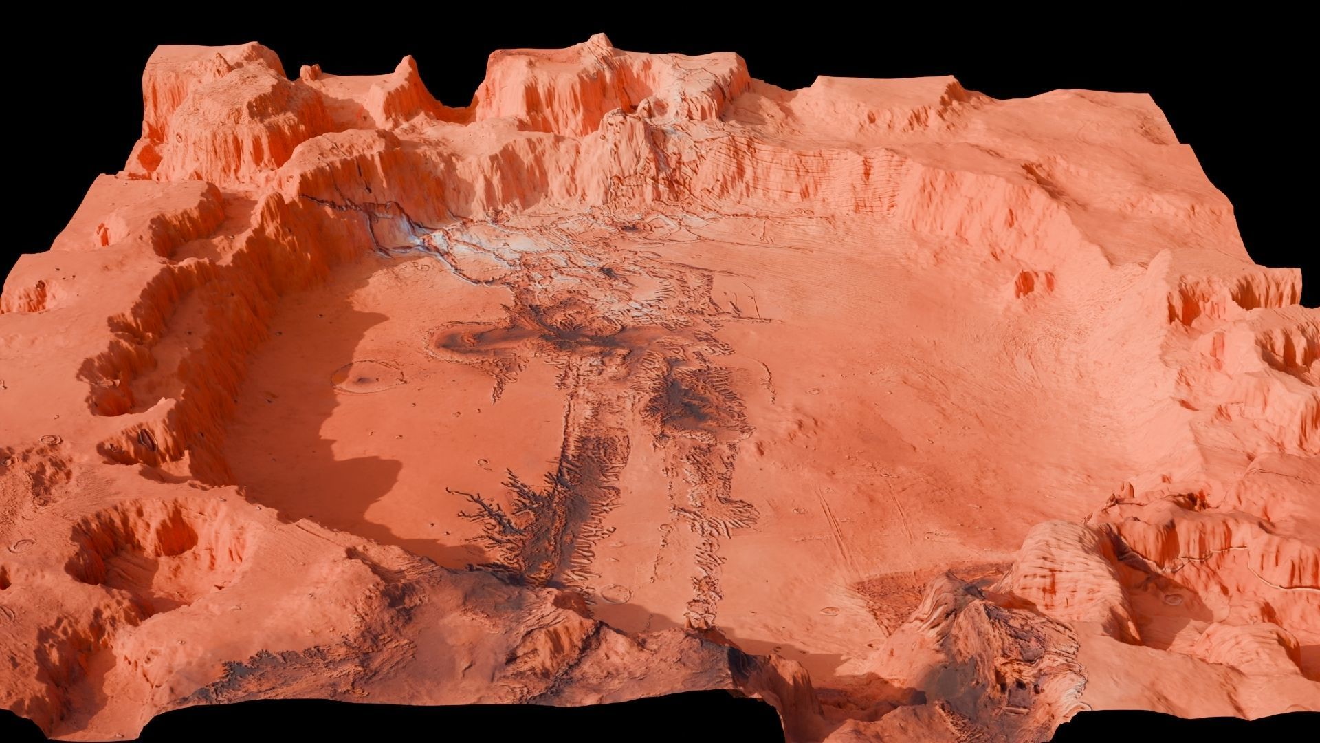 Landscape Crater 3D model 16K 3D model_12