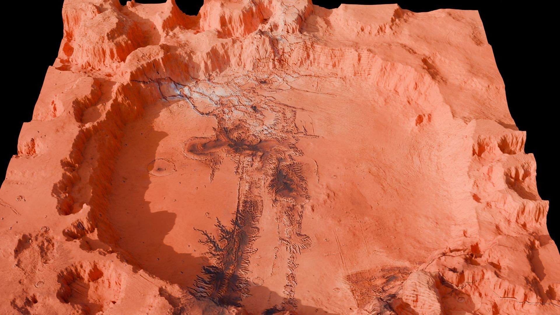 Landscape Crater 3D model 16K 3D model_17