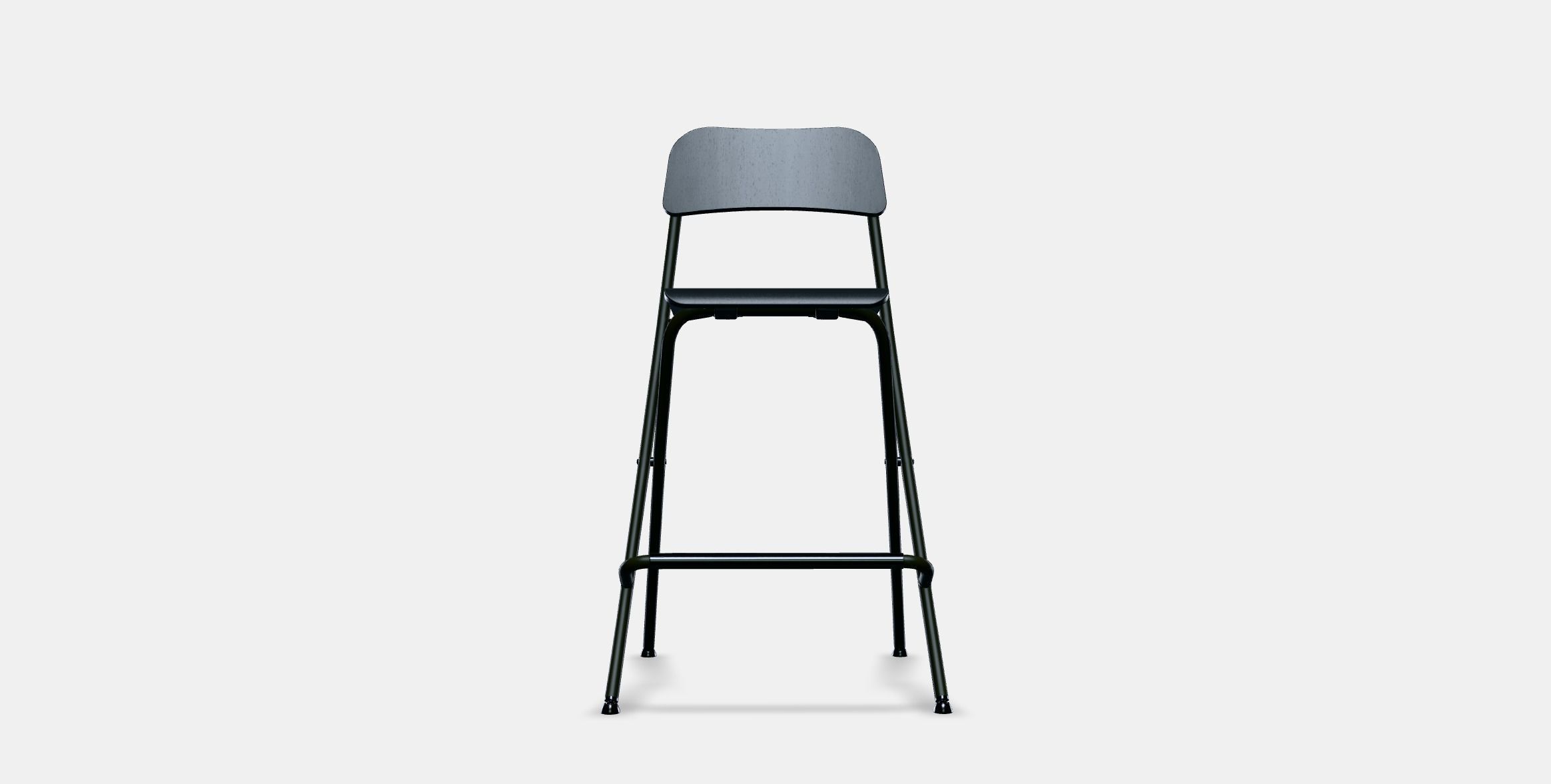 FRANKLIN bar stool foldable Low-poly 3D model_10