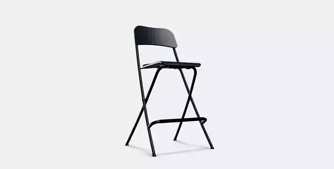 FRANKLIN bar stool foldable Low-poly 3D model