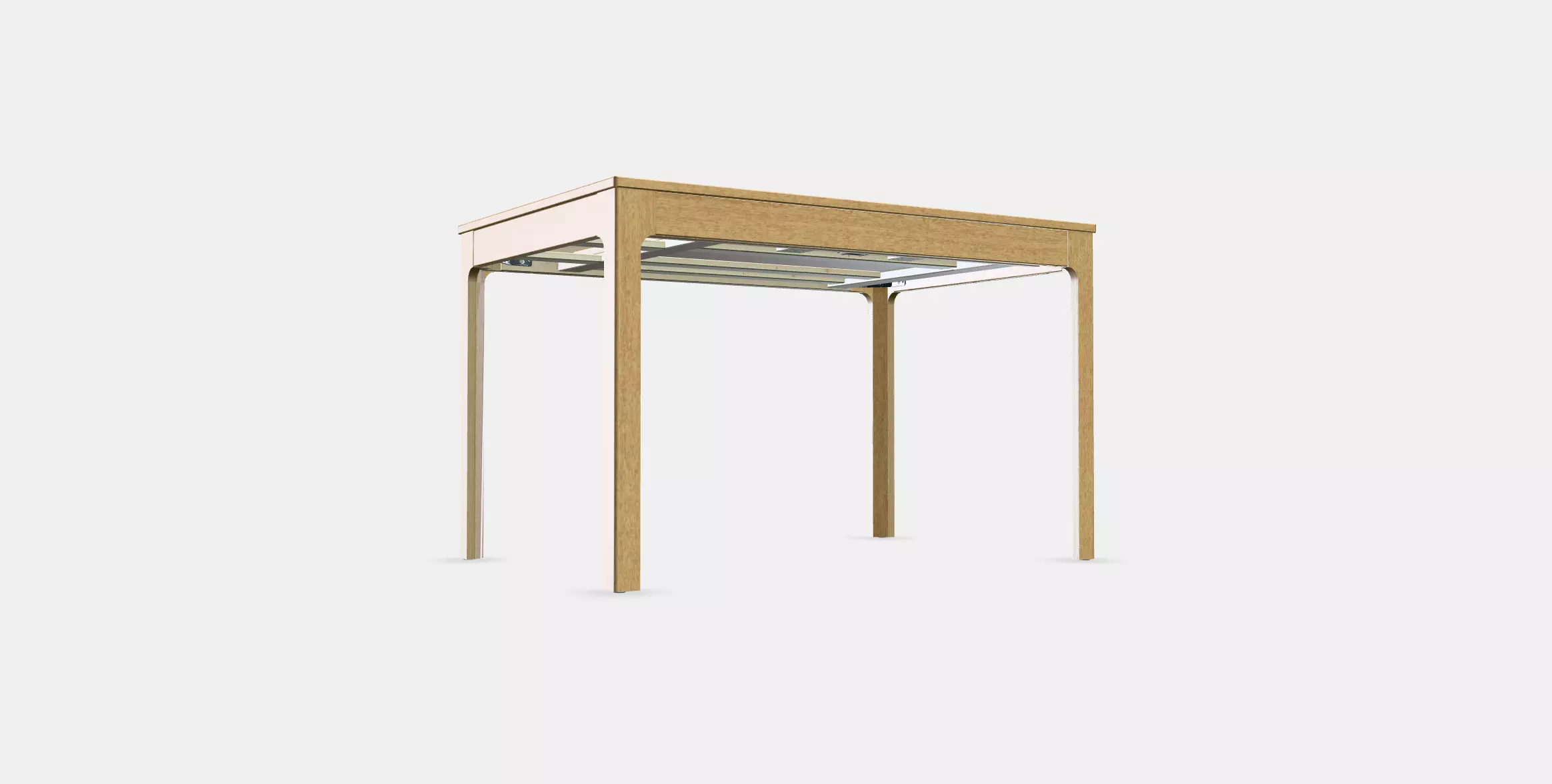 EKEDALEN extendable table 1 Low-poly 3D model