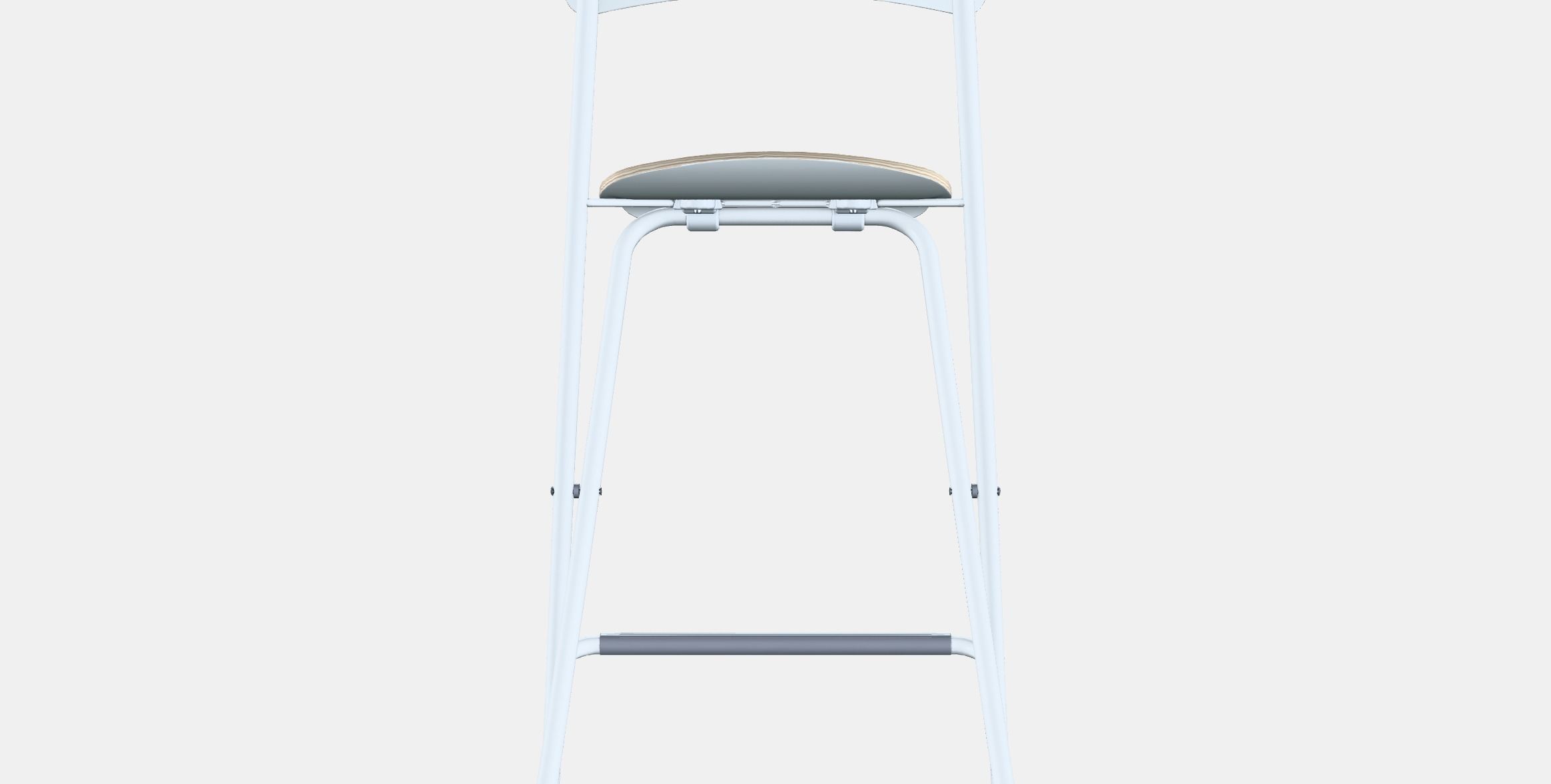 FRANKLIN bar stool foldable 1 Low-poly 3D model_15