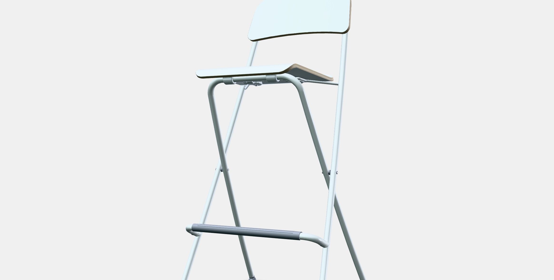 FRANKLIN bar stool foldable 1 Low-poly 3D model_13