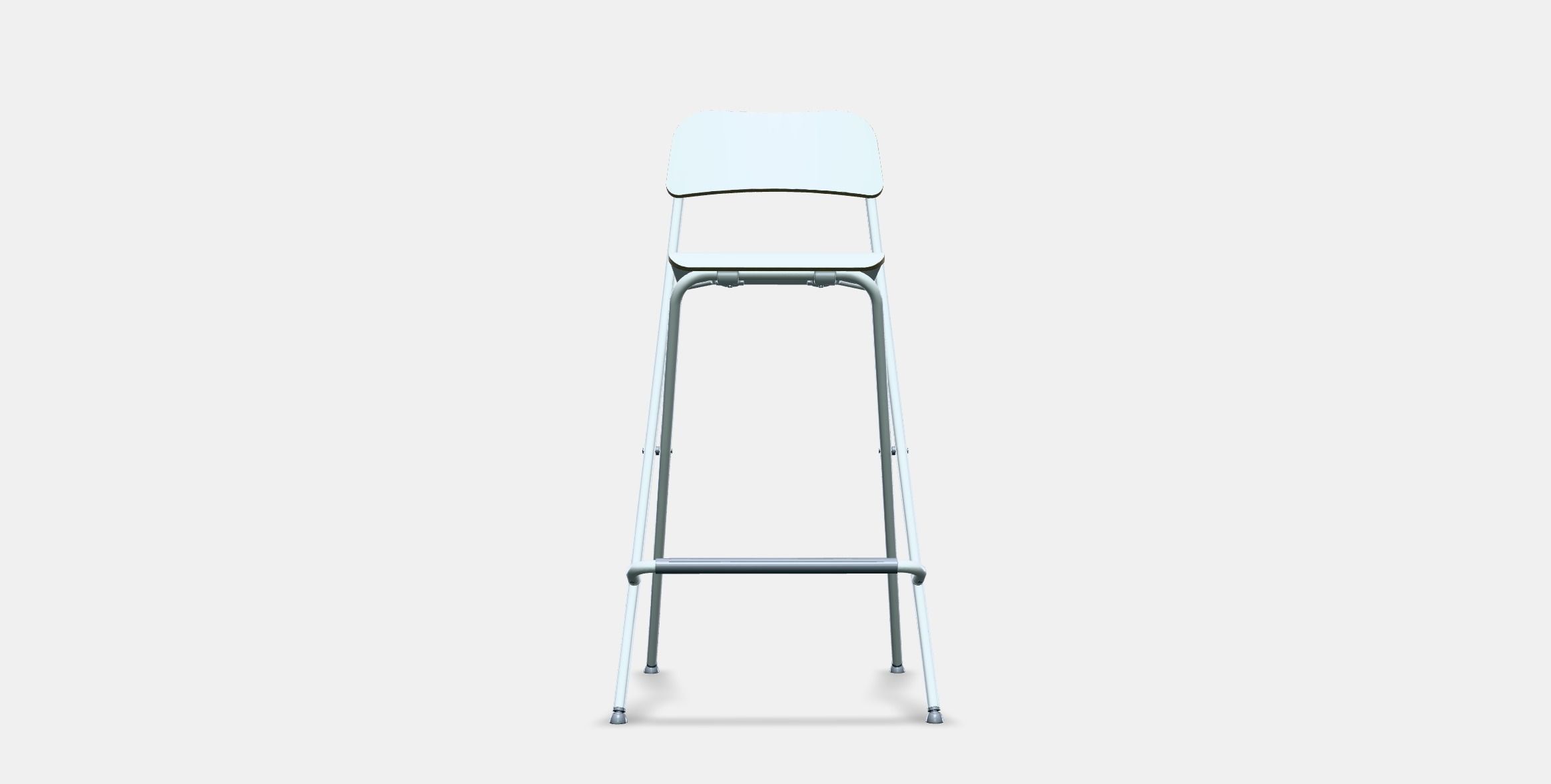 FRANKLIN bar stool foldable 1 Low-poly 3D model_10