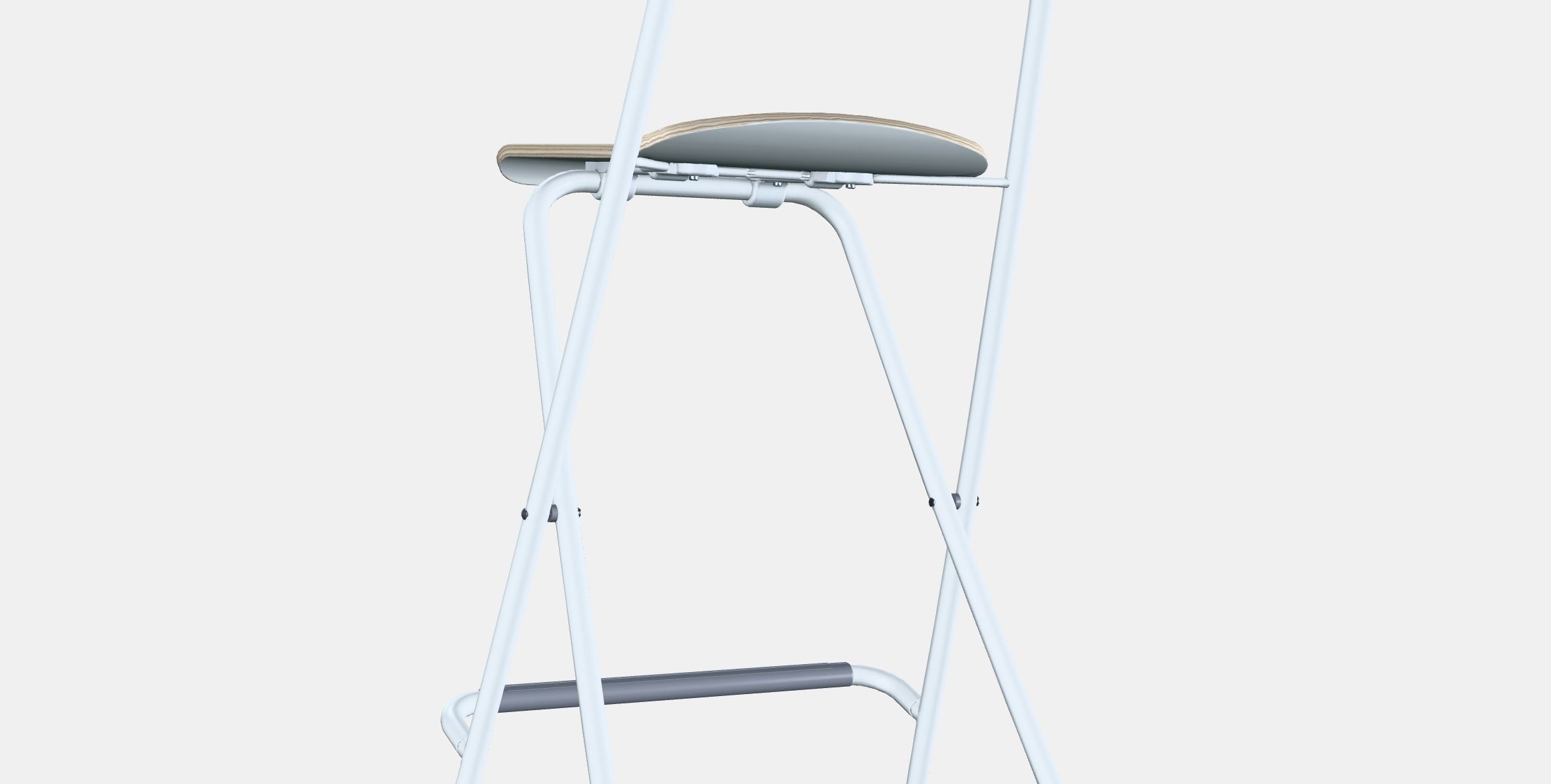 FRANKLIN bar stool foldable 1 Low-poly 3D model_4