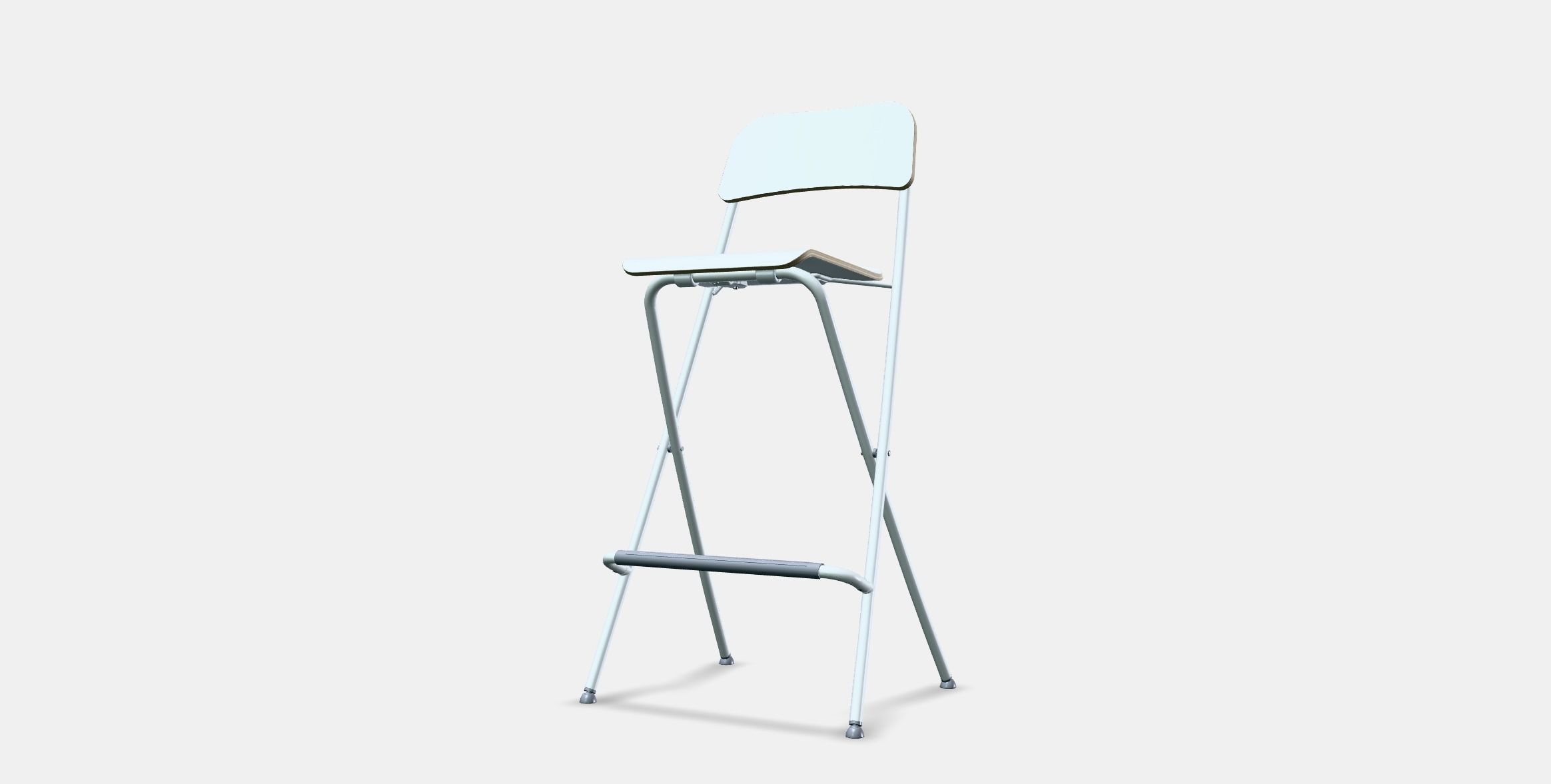 FRANKLIN bar stool foldable 1 Low-poly 3D model_12