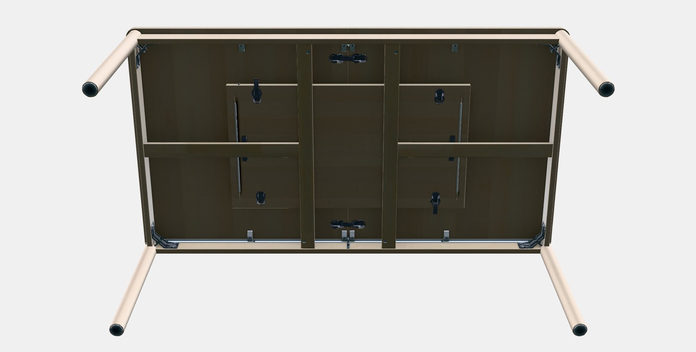 RONNINGE extendable table Low-poly 3D model_8