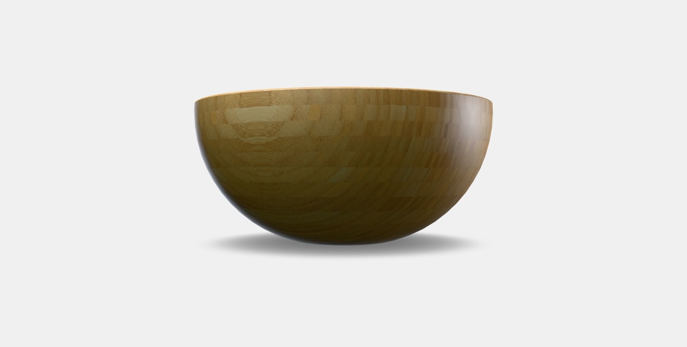 BLANDA MATT Serving bowl 1 Low-poly 3D model_9