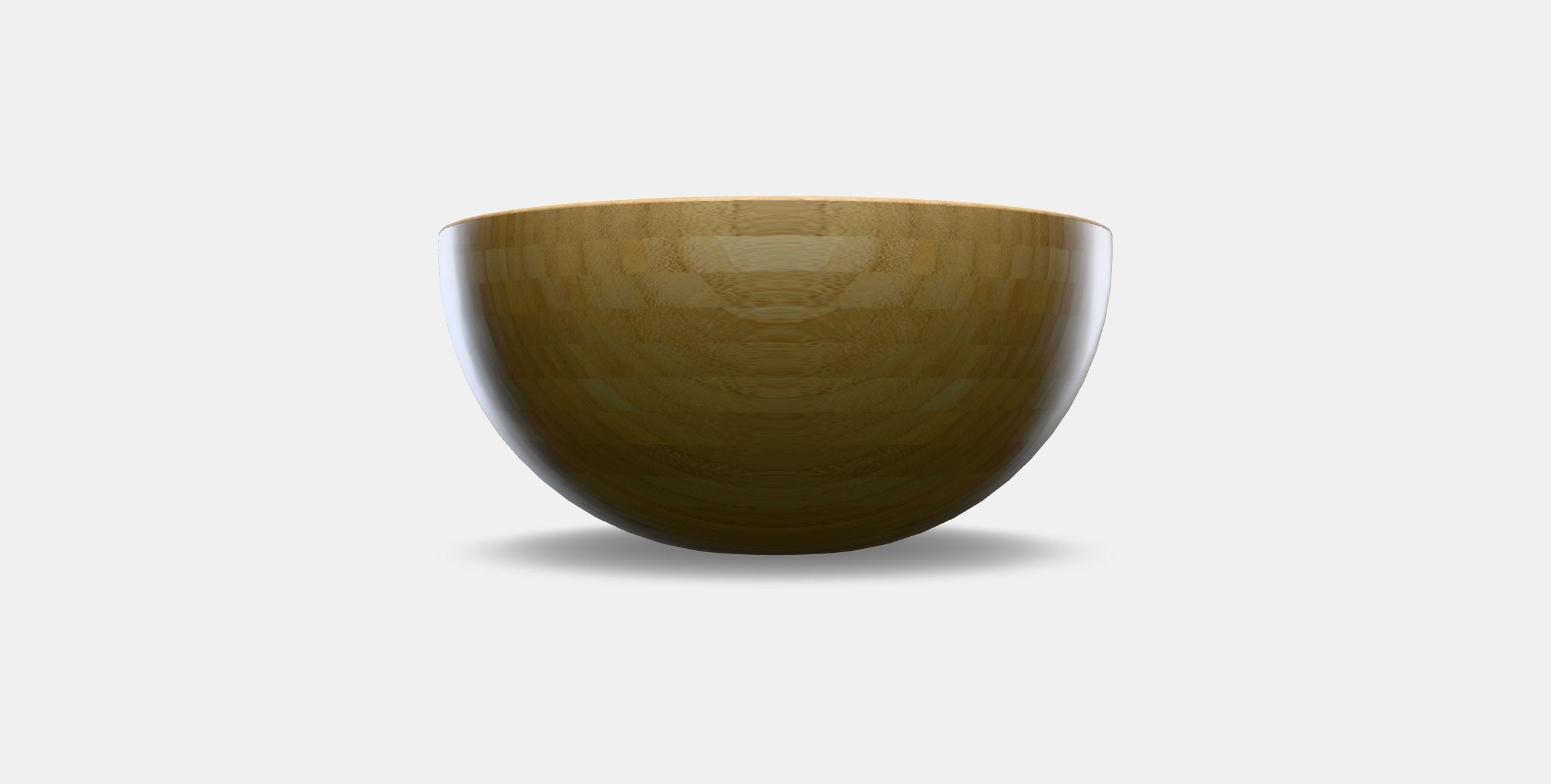 BLANDA MATT Serving bowl 1 Low-poly 3D model_5