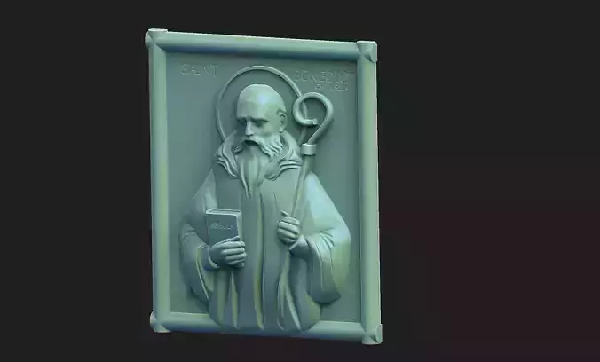 Saint Benedict 2 3D print model