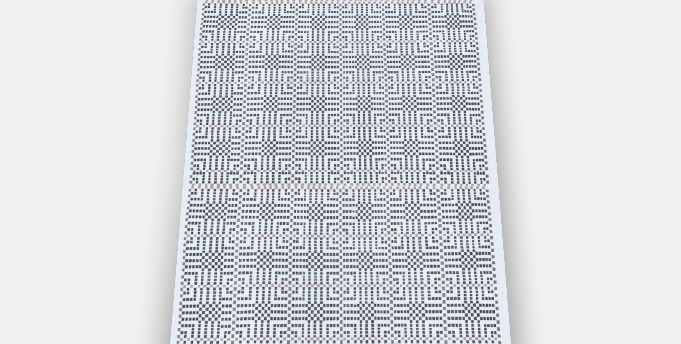 VAMDRUP flat woven carpet Low-poly 3D model_5