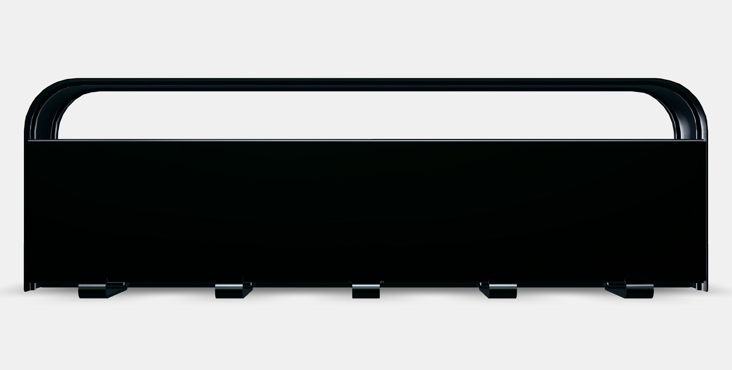 LILLASJON wall shelf with 5 hooks Low-poly 3D model_11