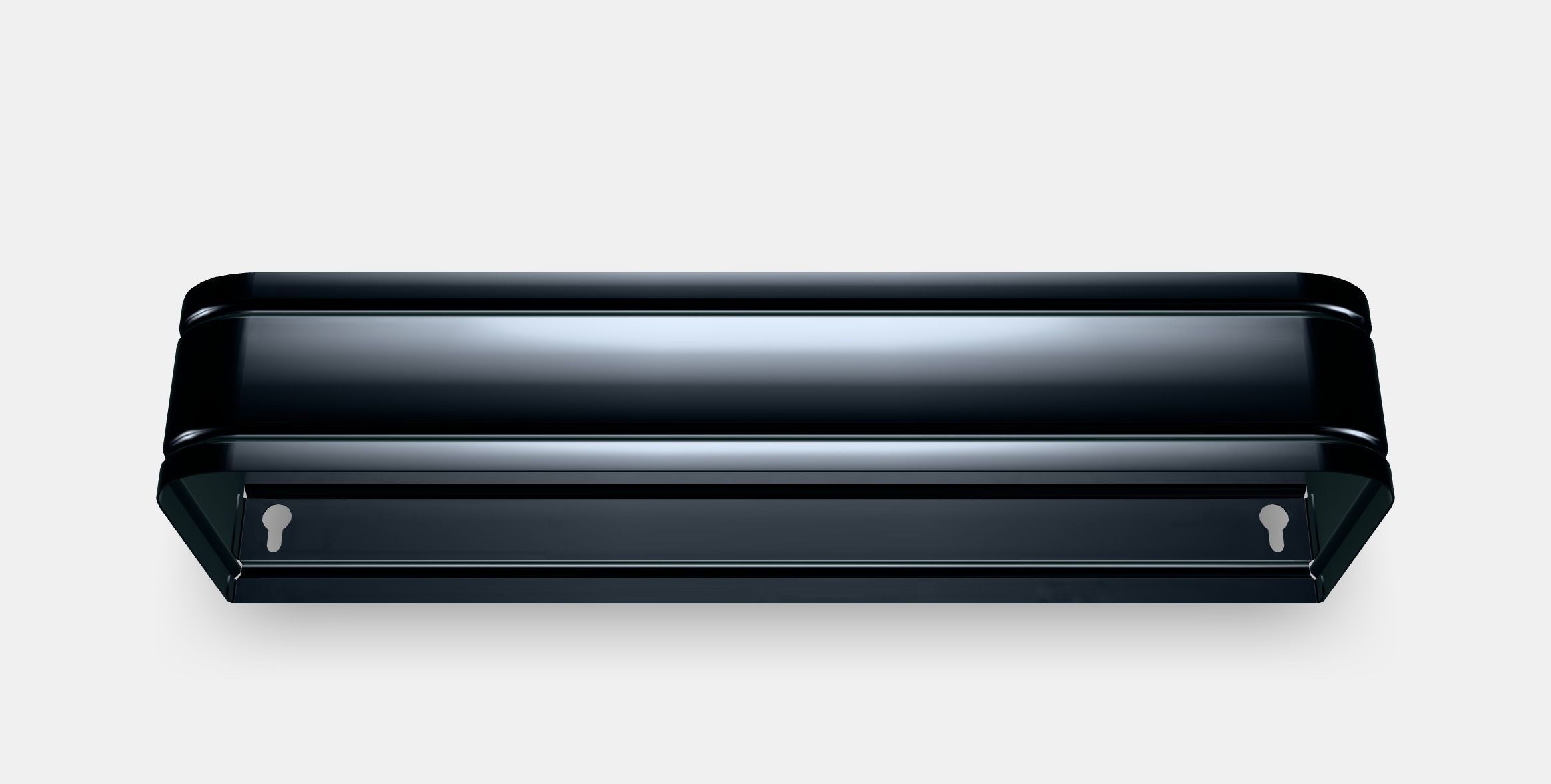 LILLASJON wall shelf with 5 hooks Low-poly 3D model_4