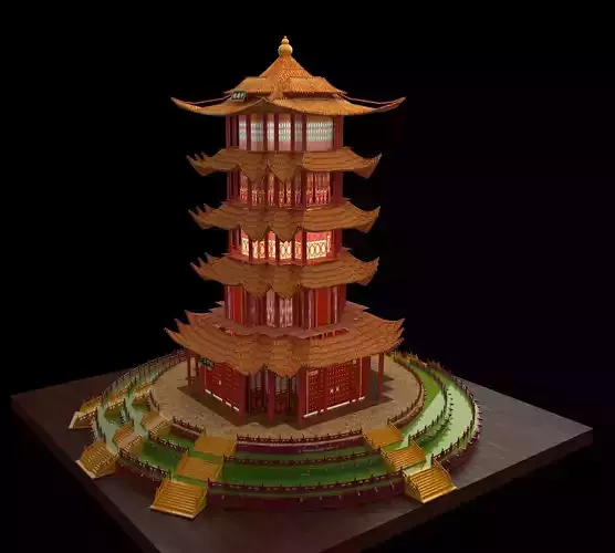 Chinese ancient  house  