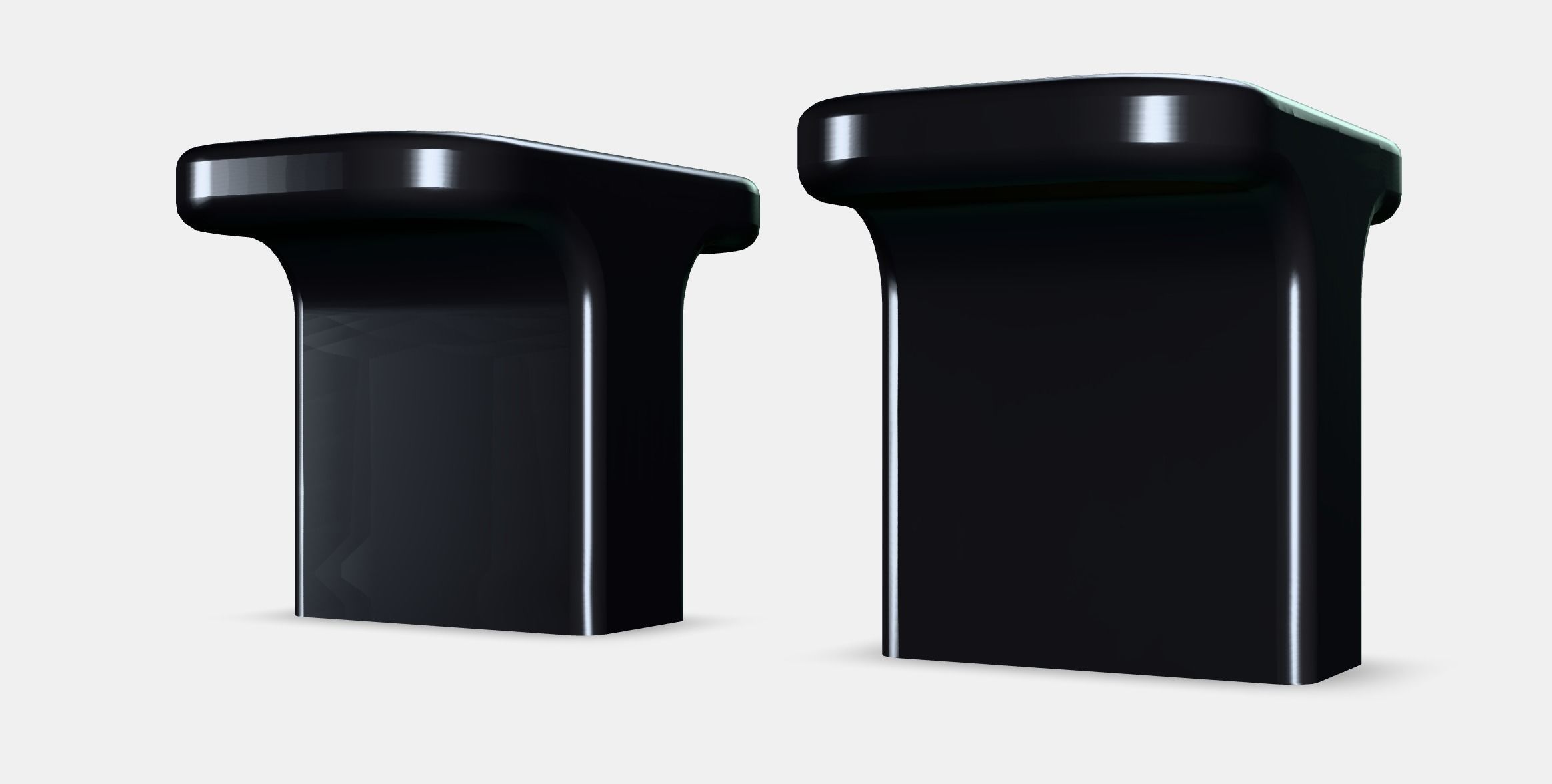 HACKAS button Low-poly 3D model_5