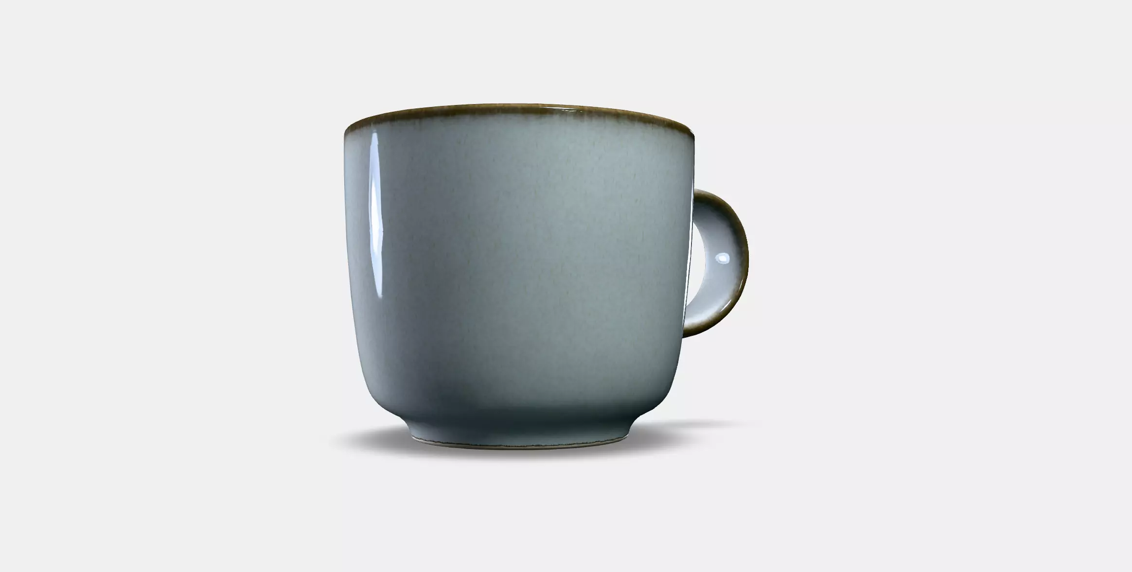GLADELIG mug Low-poly 3D model_0