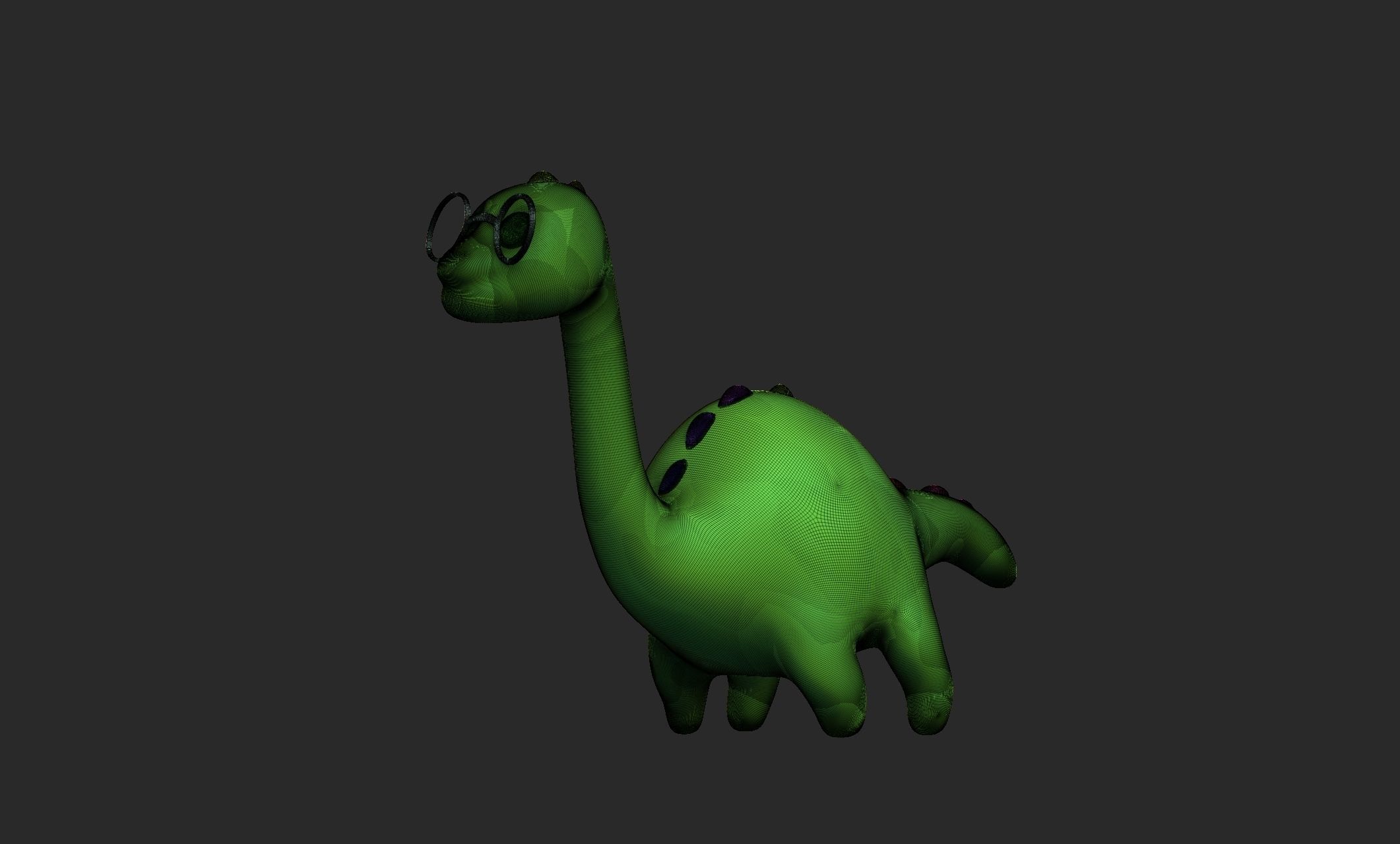 cute dino 3D model_6