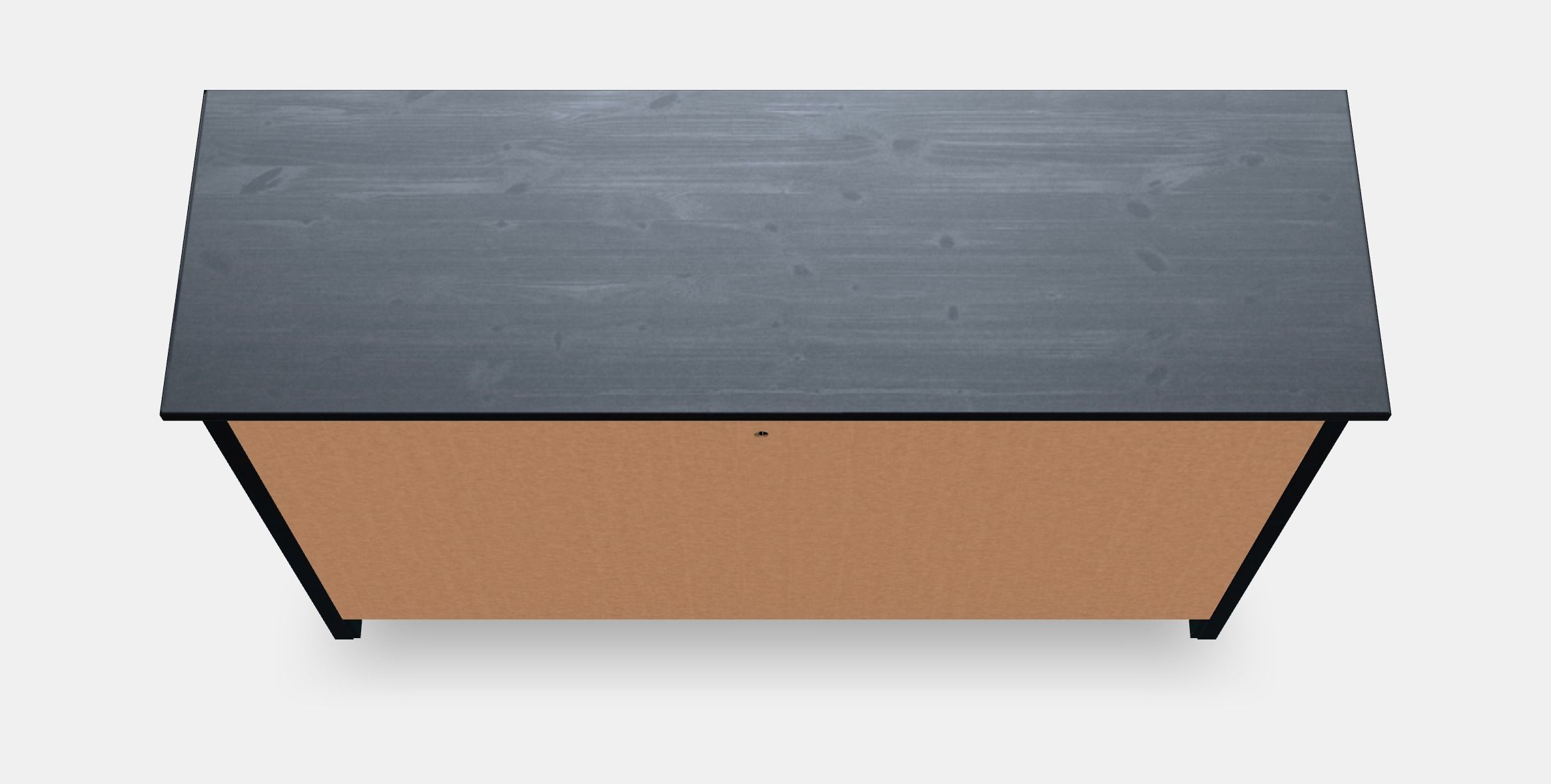 HEMNES chest of drawers with 8 drawers Low-poly 3D model_8