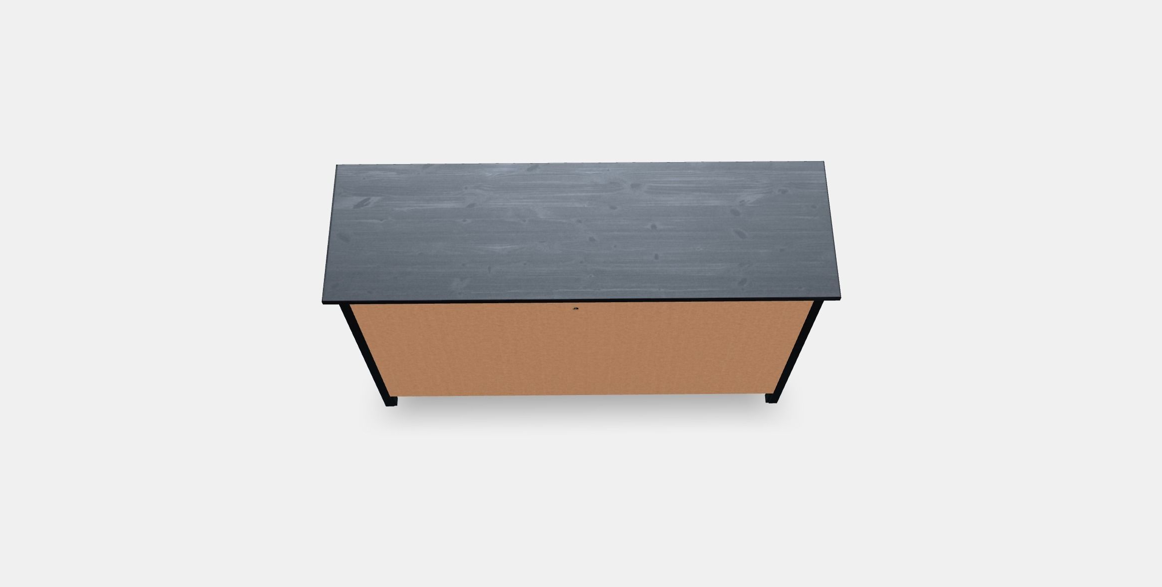 HEMNES chest of drawers with 8 drawers Low-poly 3D model_4