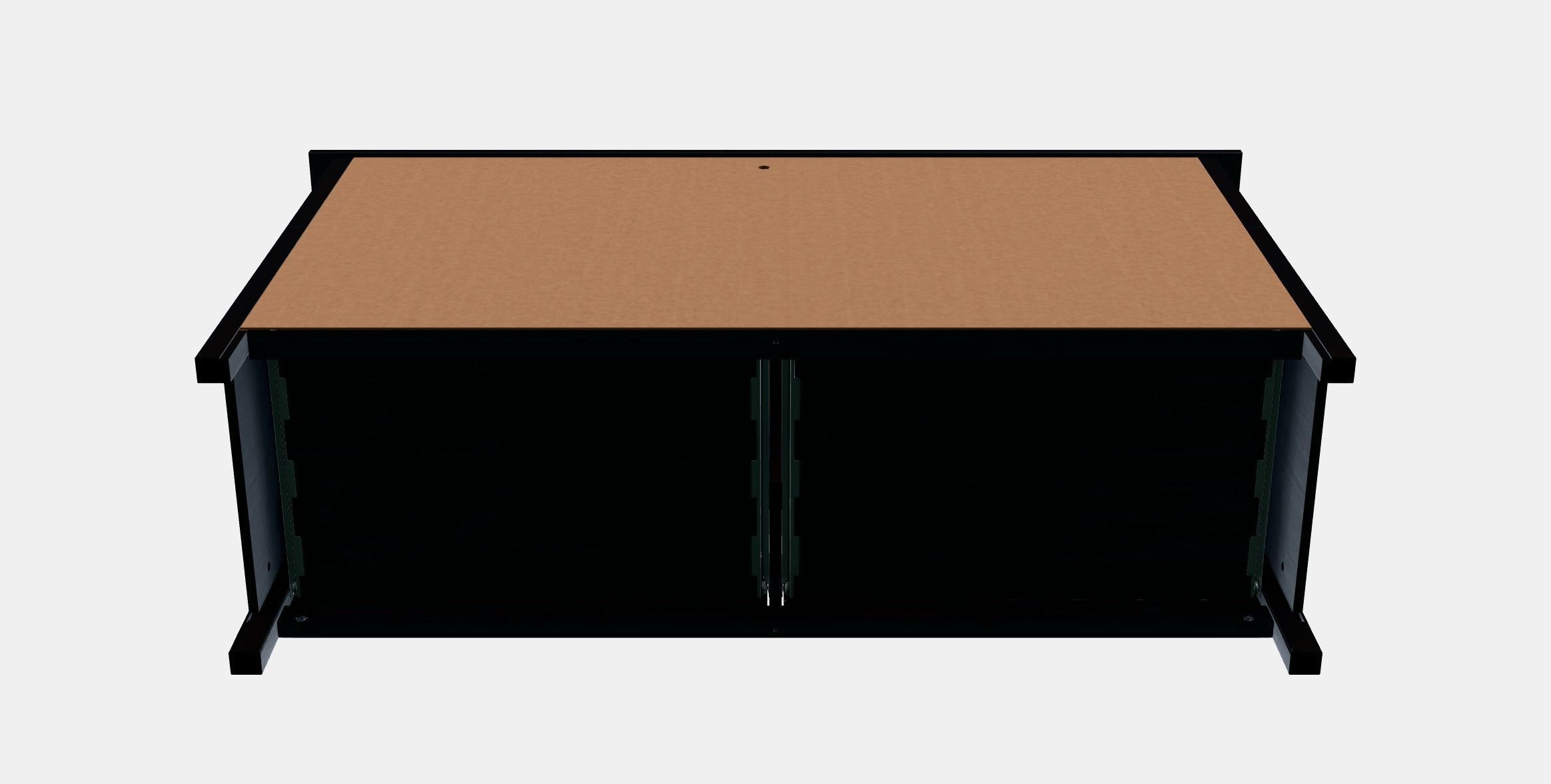 HEMNES chest of drawers with 8 drawers Low-poly 3D model_7