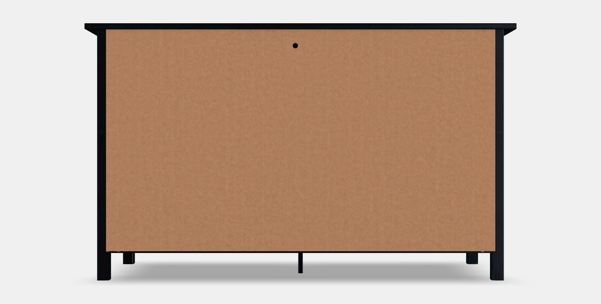 HEMNES chest of drawers with 8 drawers Low-poly 3D model_16