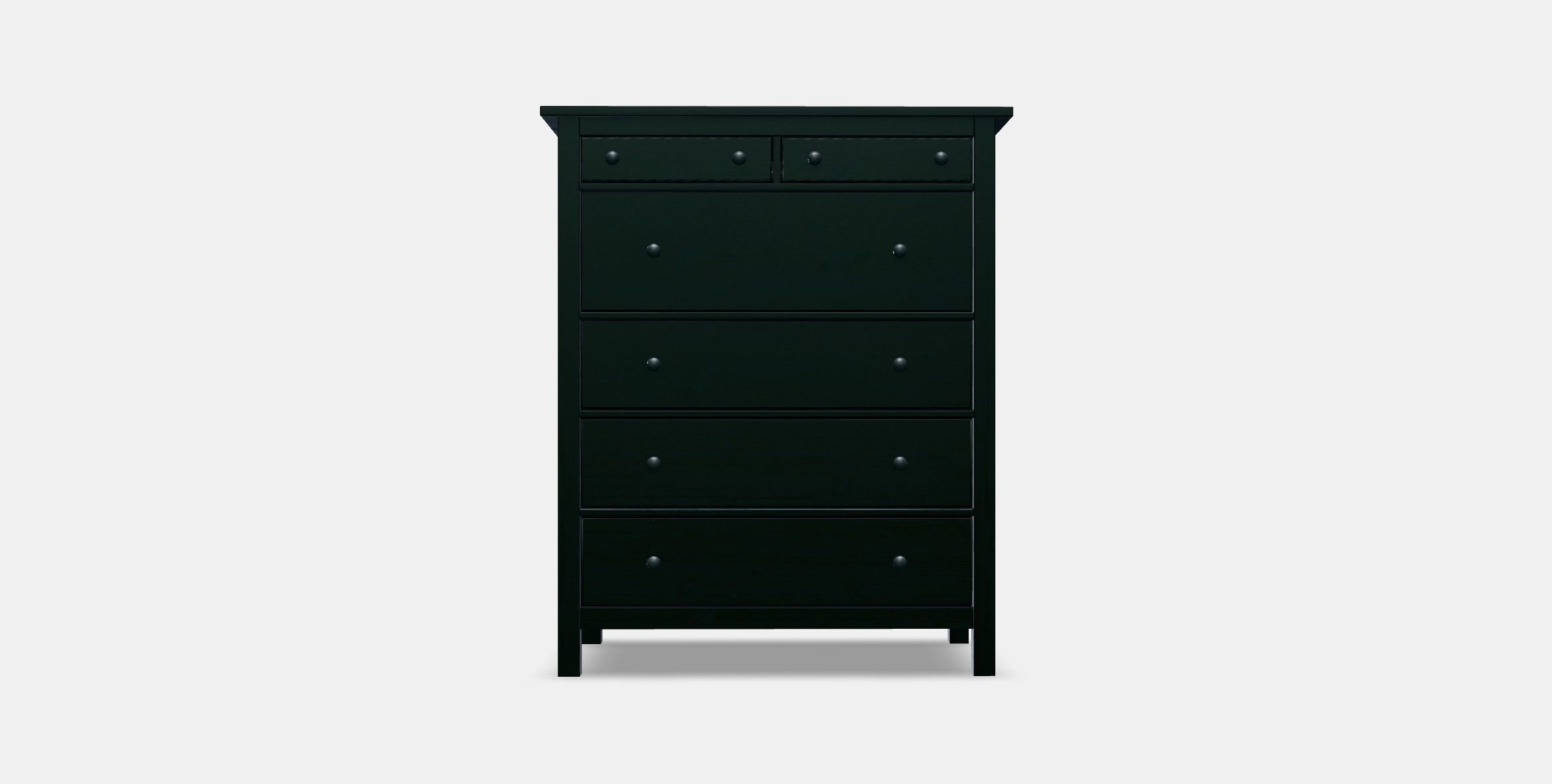HEMNES chest of drawers with 6 drawers 1 Low-poly 3D model_10