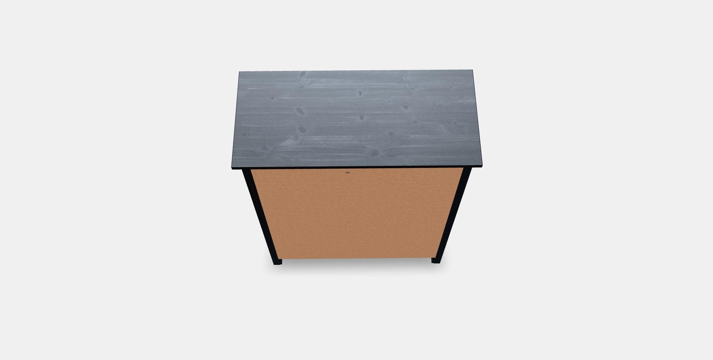 HEMNES chest of drawers with 6 drawers 1 Low-poly 3D model_3