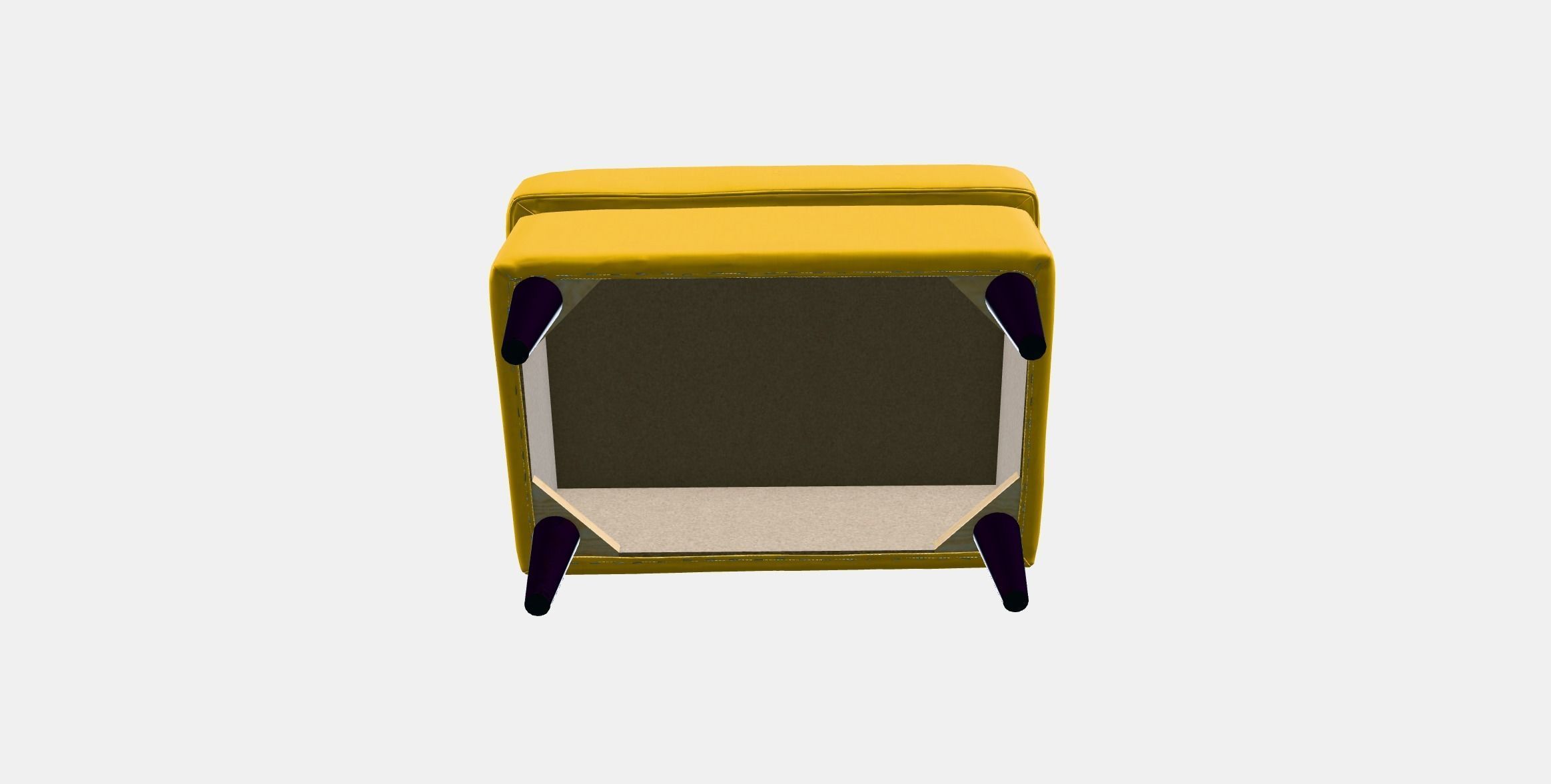 STRANDMON Hocker Low-poly 3D model_6